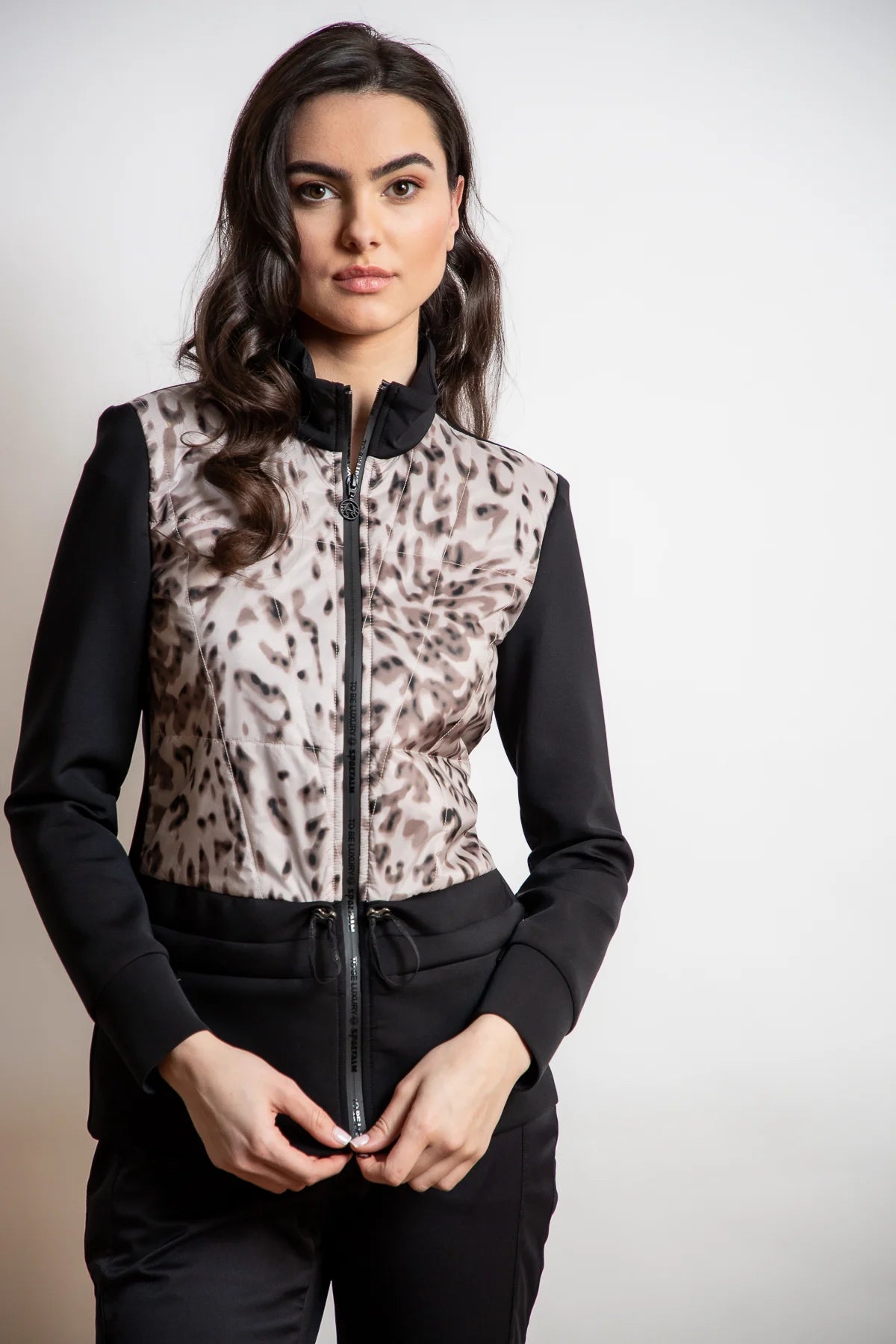 Jacket with Leo Print