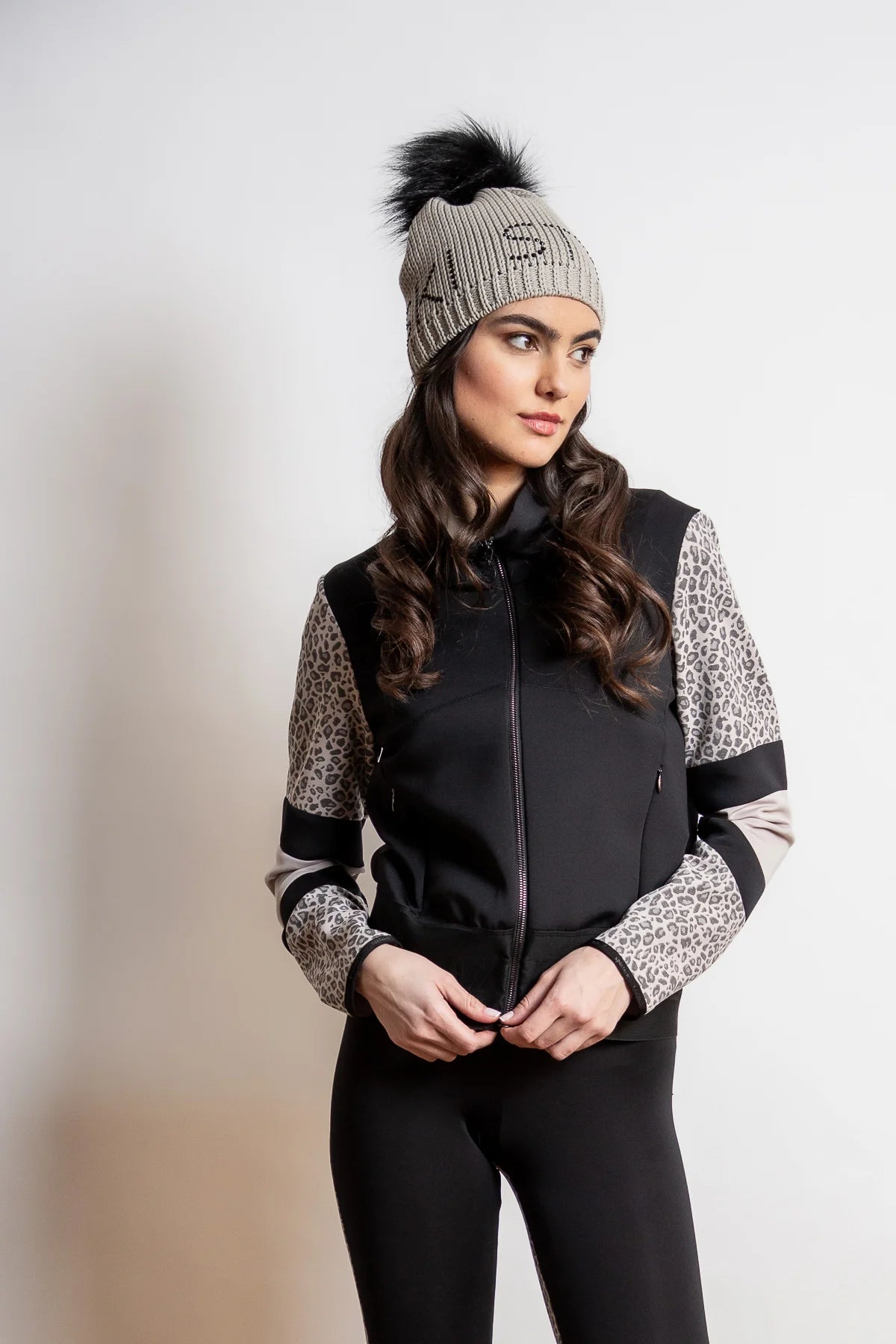 Jacket with Leo Jacquard