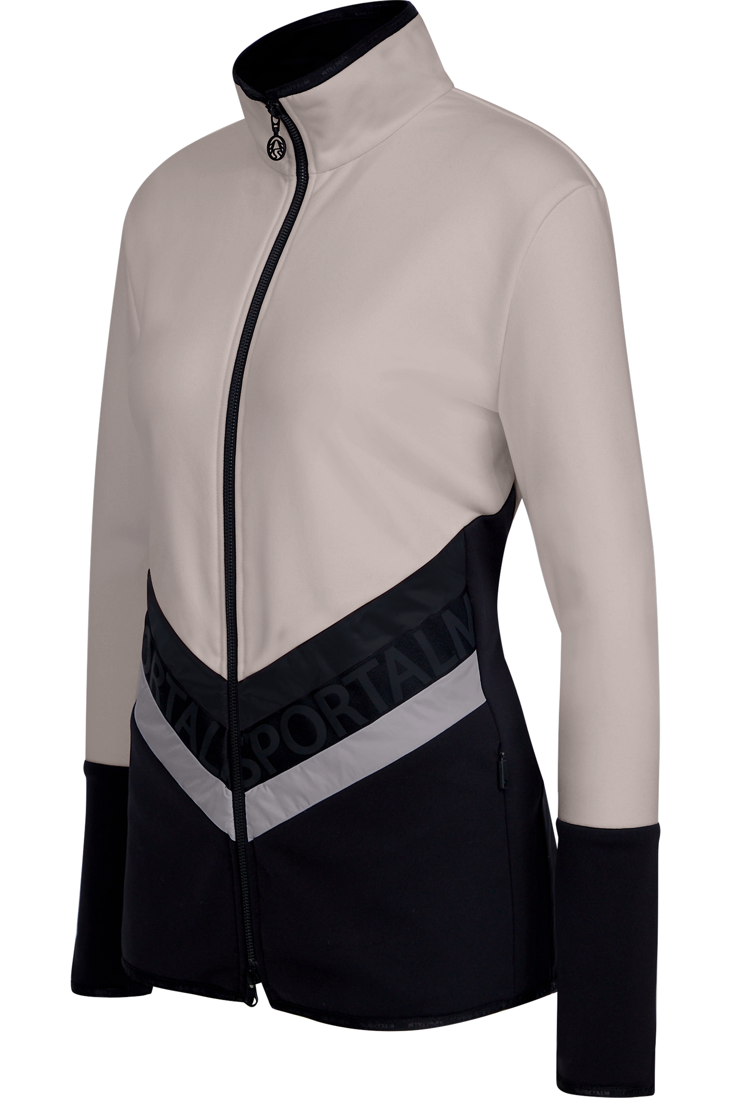 Jacket with Shimmering Stripes