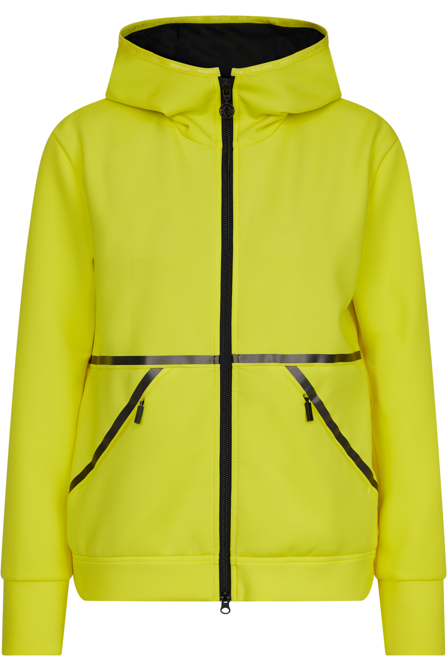 Jacket with Quilted Logo Pattern