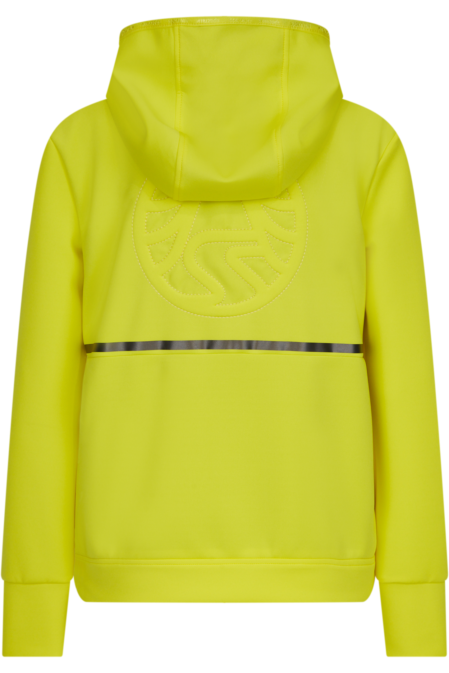 Jacket with Quilted Logo Pattern