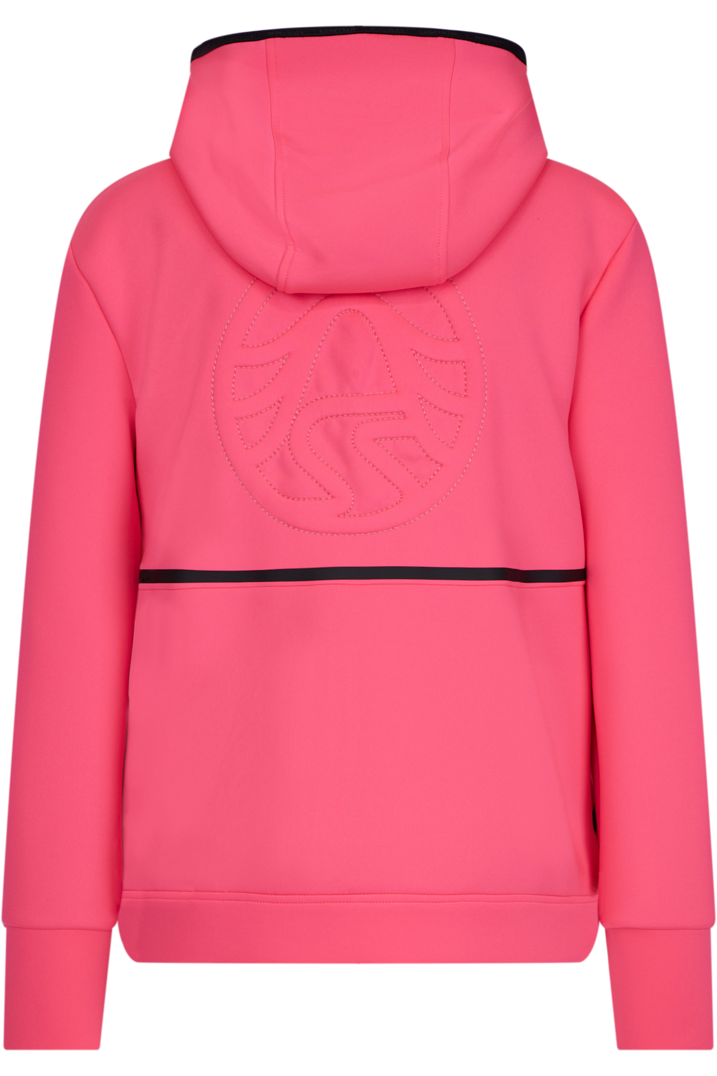 Jacket with Quilted Logo Pattern