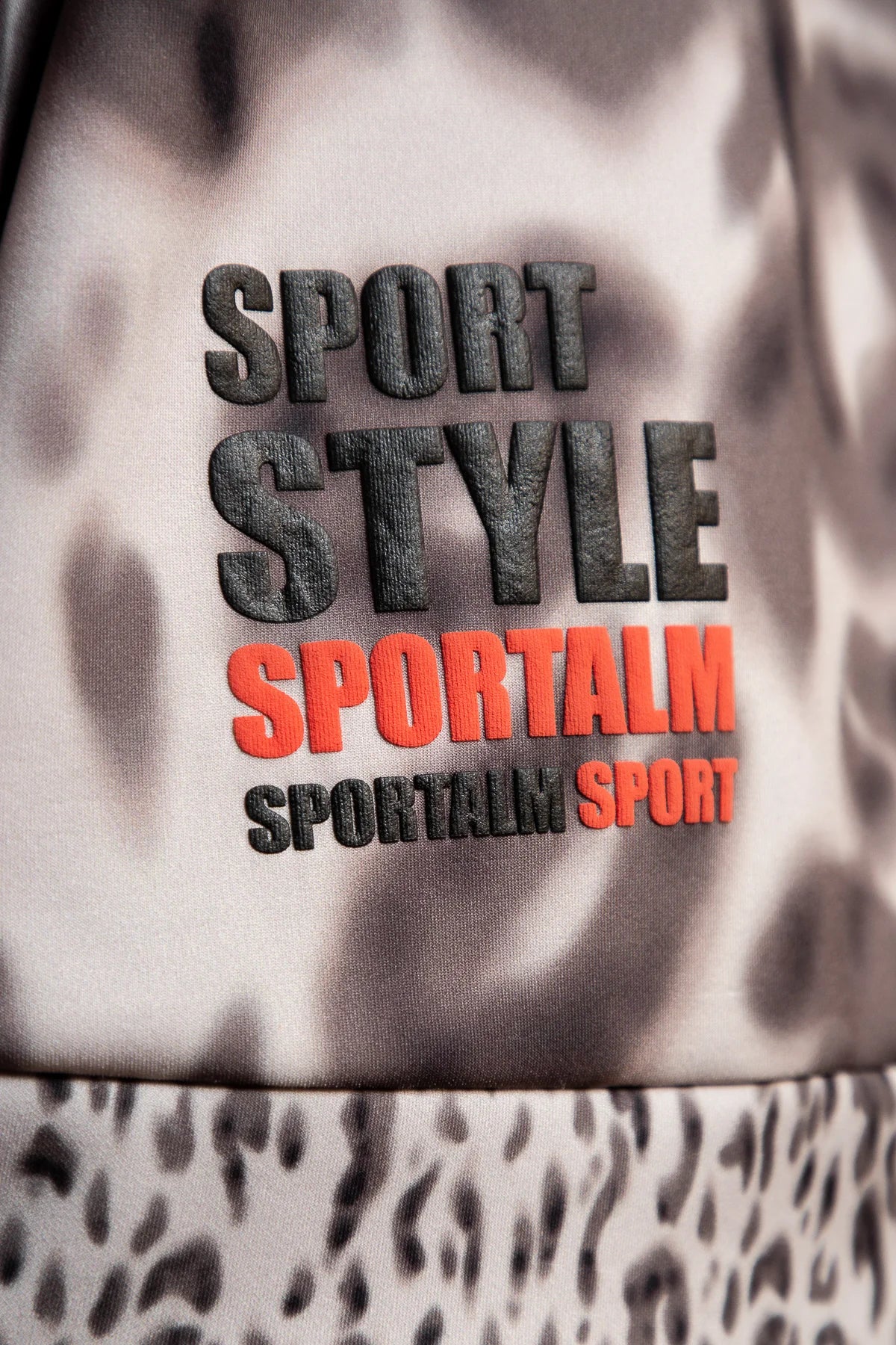 Sweatshirt with Mixed Print