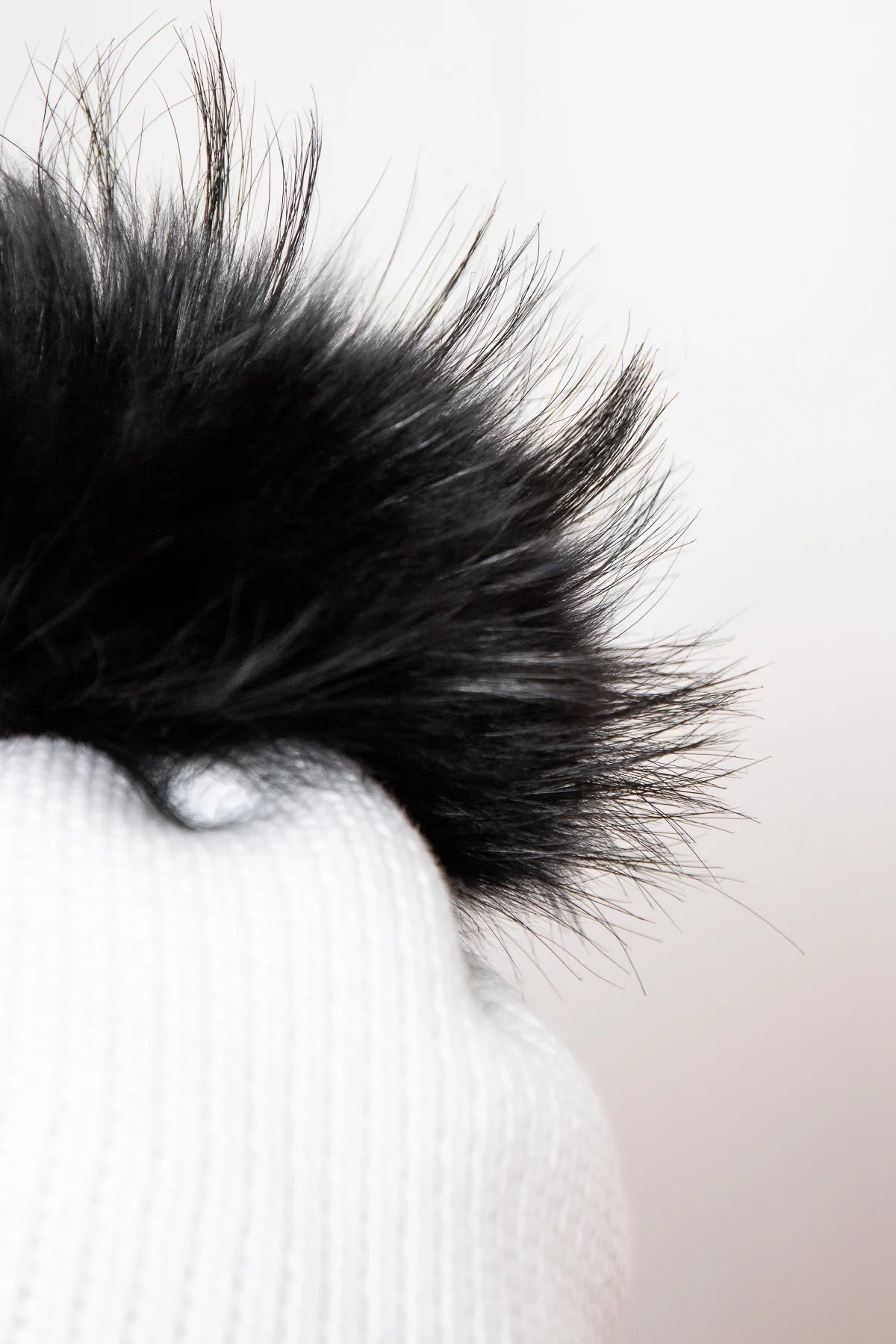 Coarse Knit Hat with Rhinestone Lettering