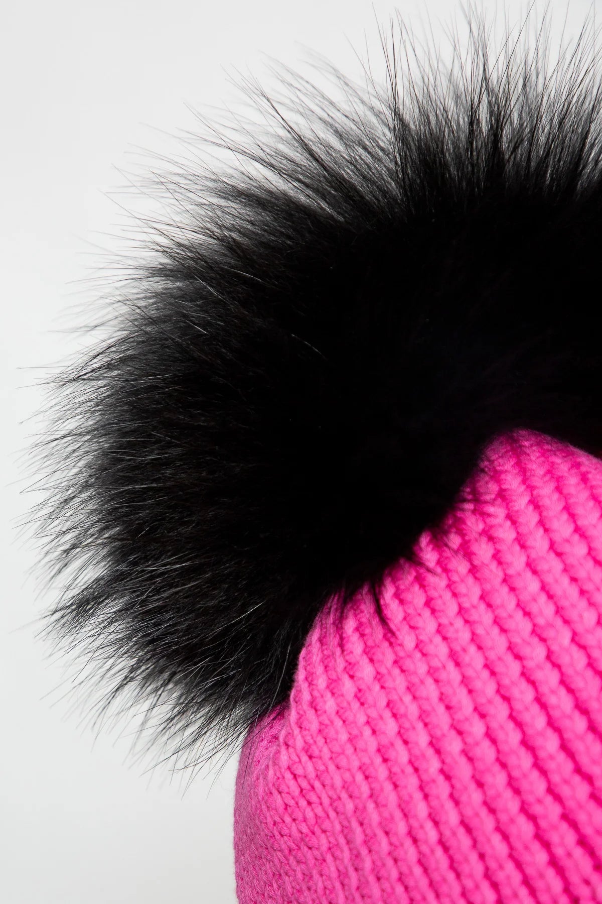 Coarse Knit Hat with Rhinestone Lettering