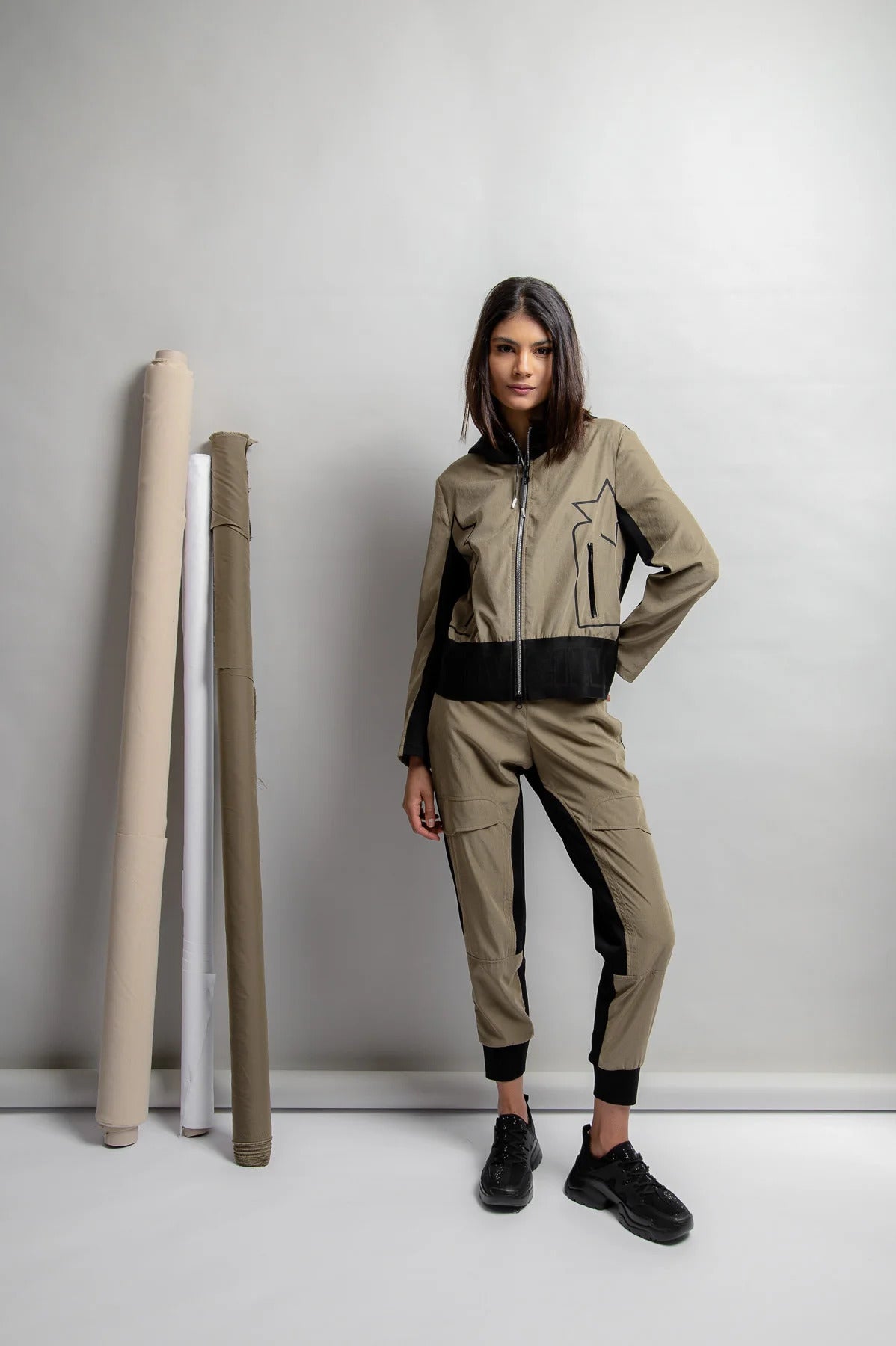 Hooded Jacket in Pilot Style