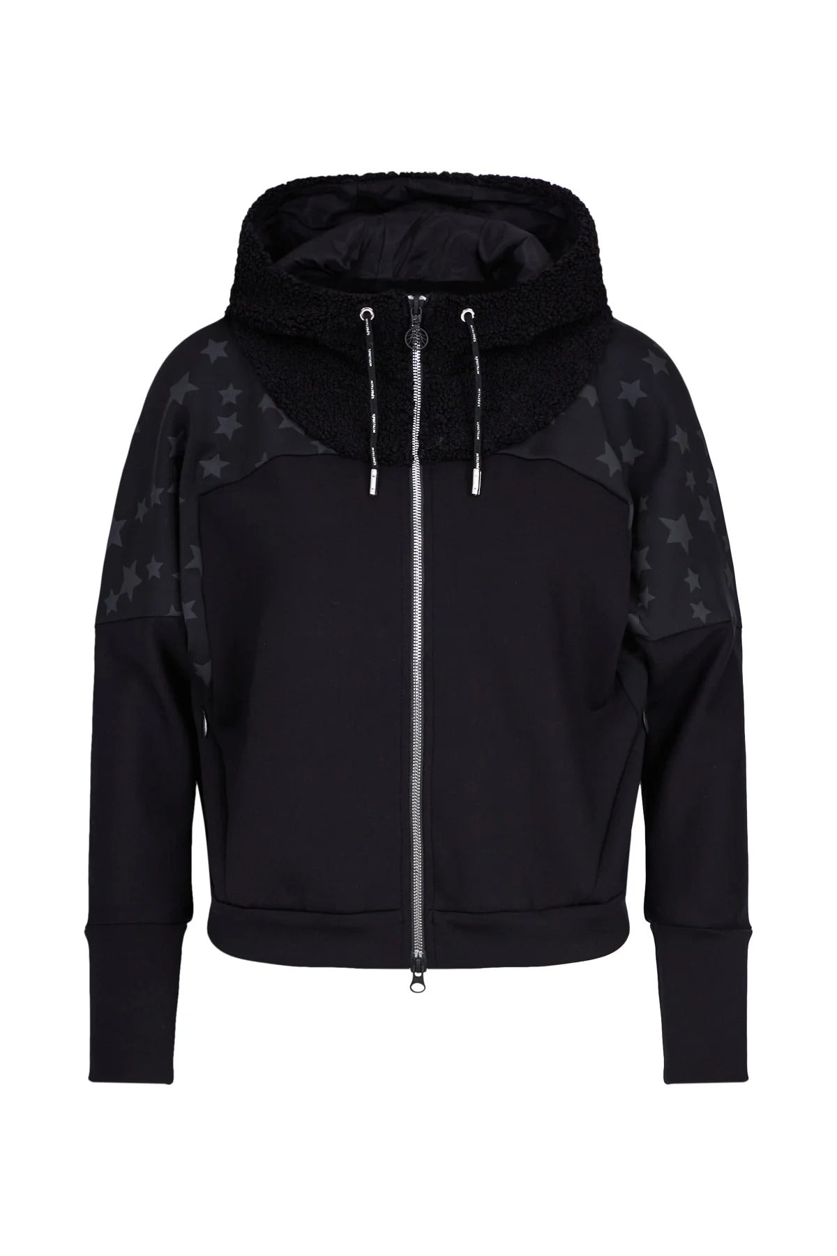Oversized Jacket with Plush Hood