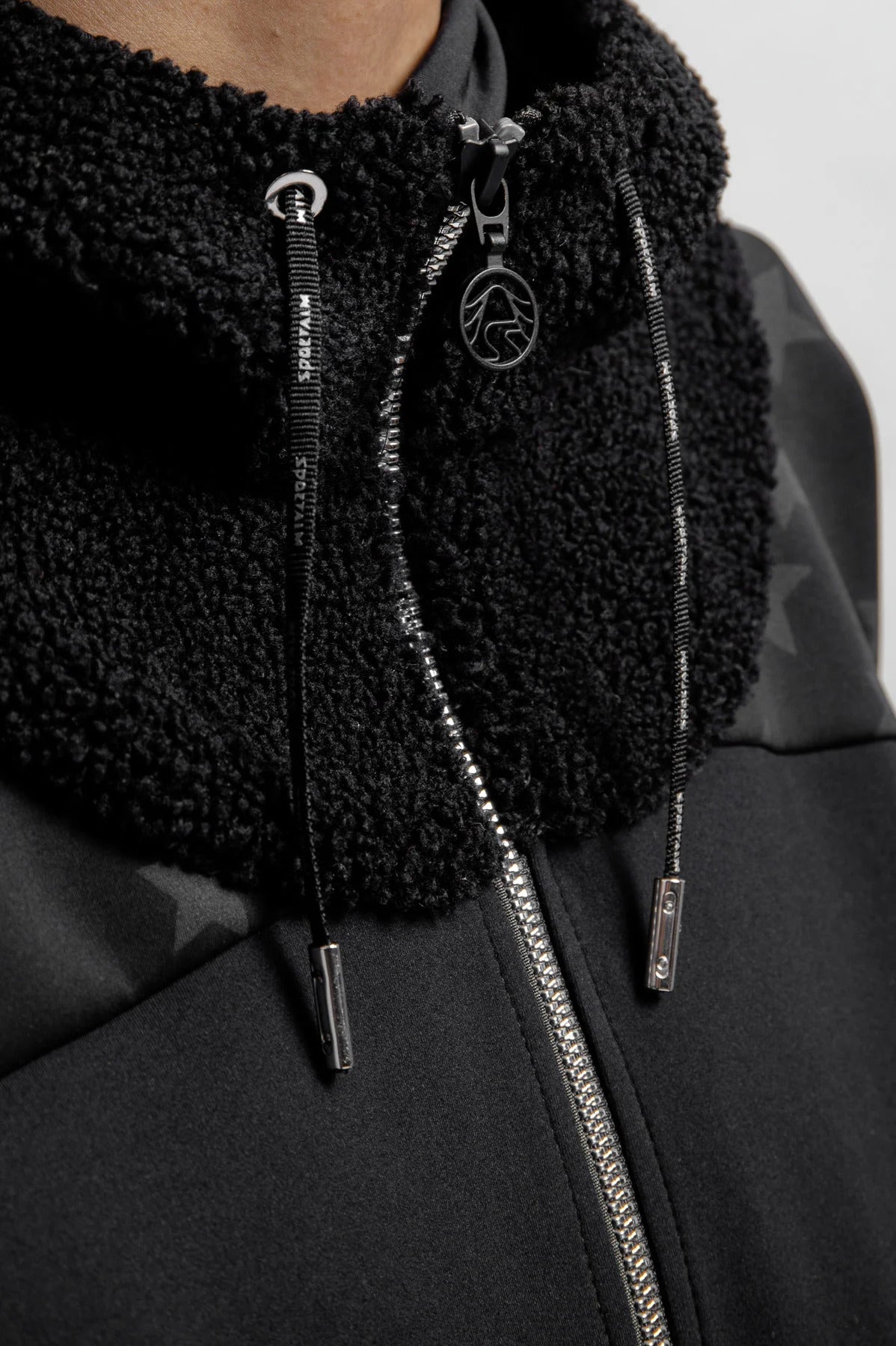 Oversized Jacket with Plush Hood