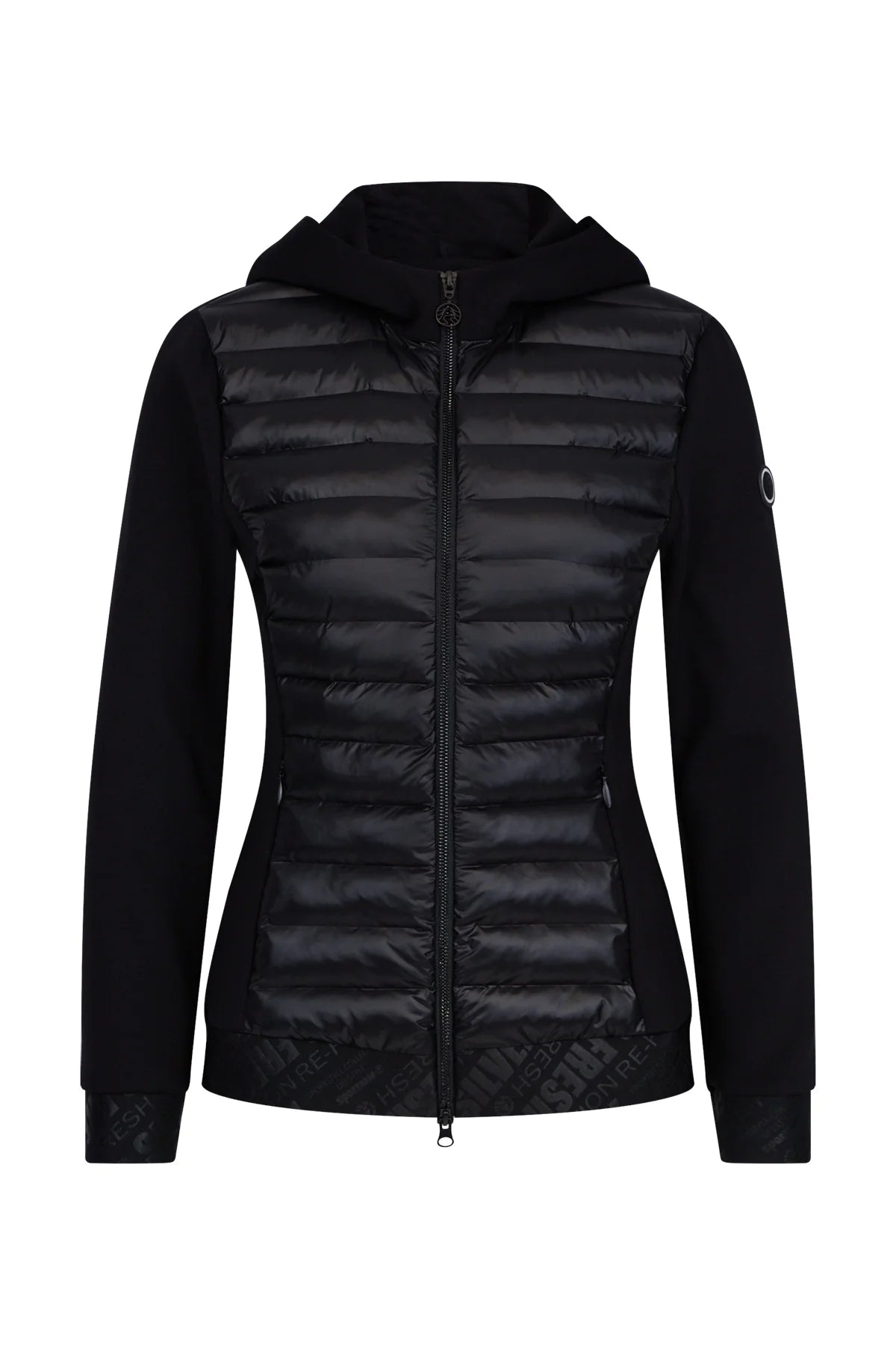 Hooded Jacket with Padded Front