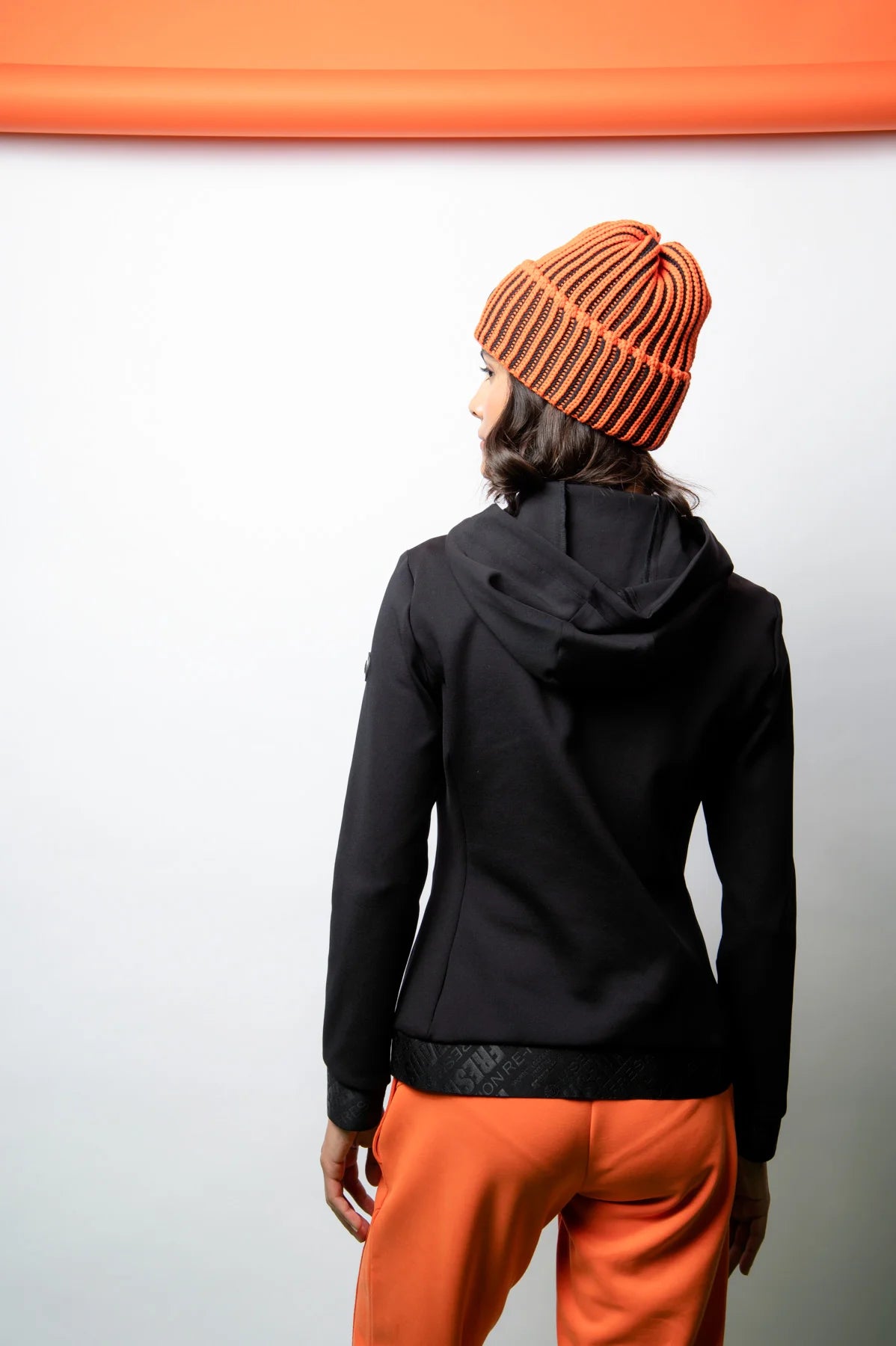 Hooded Jacket with Padded Front