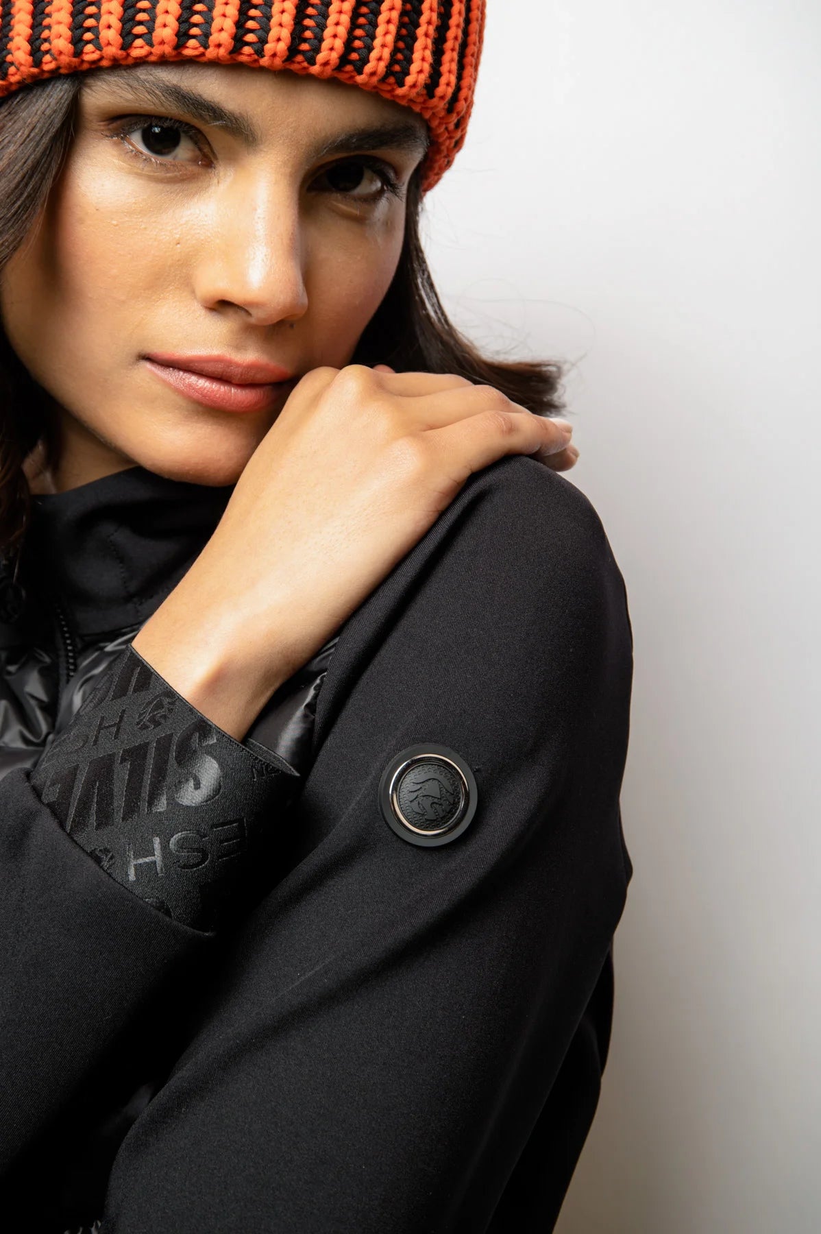 Hooded Jacket with Padded Front