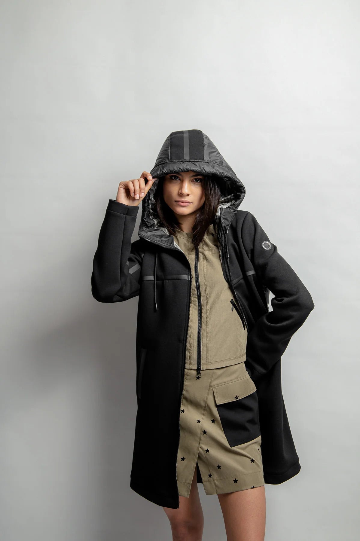 Neoprene Coat with Hood