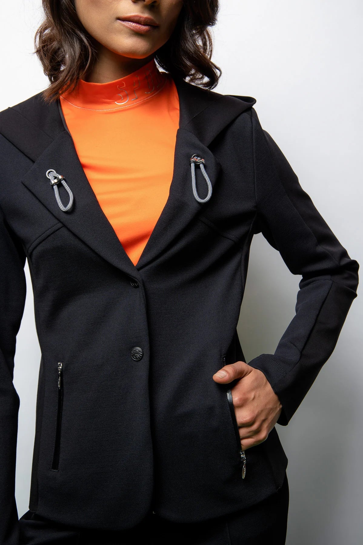 Blazer with Hood