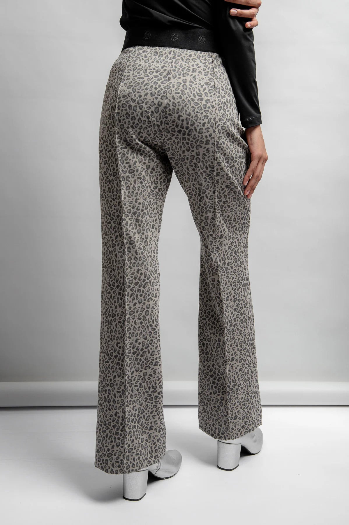 Leopard Jacquard Pants