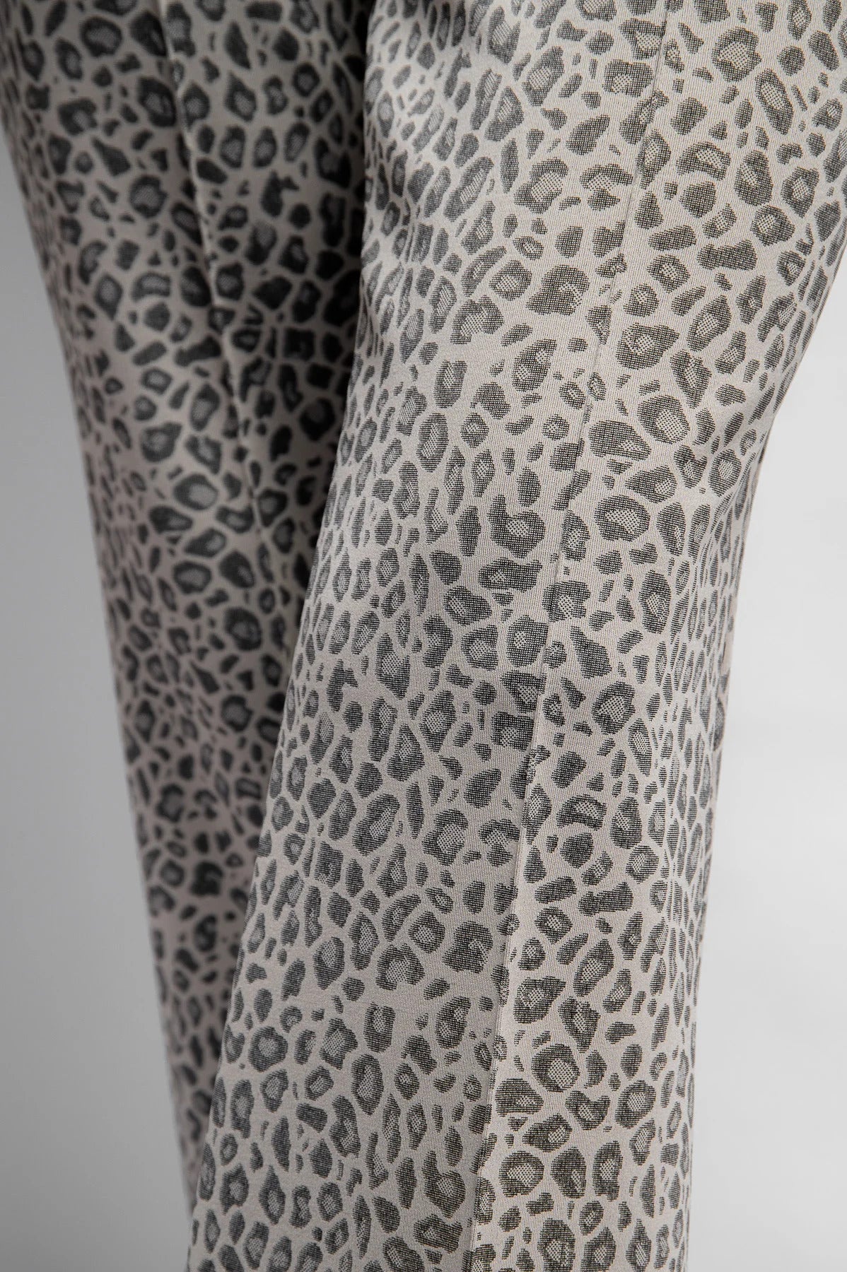 Leopard Jacquard Pants