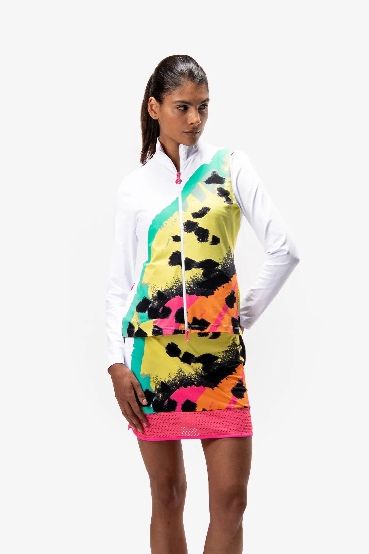 Jacket with Abstract Print
