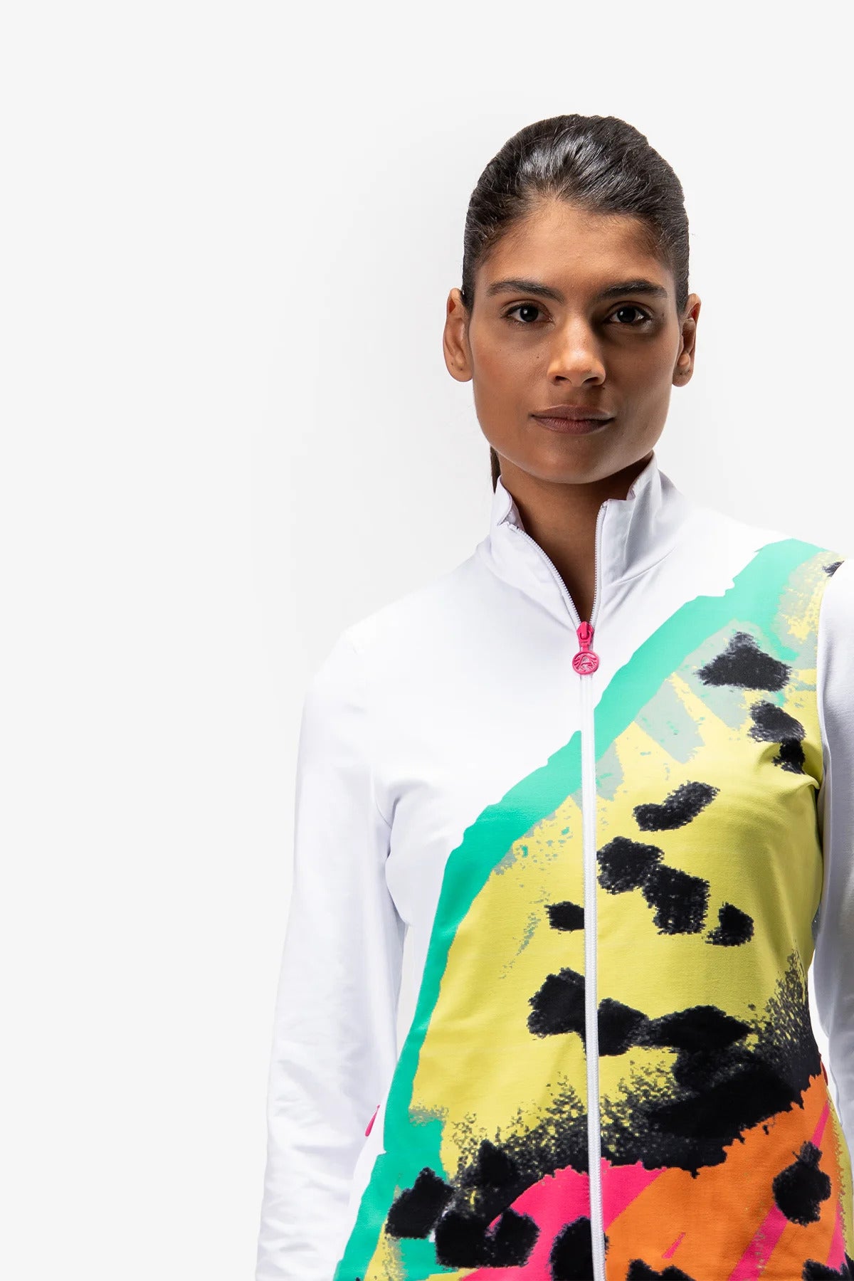 Jacket with Abstract Print