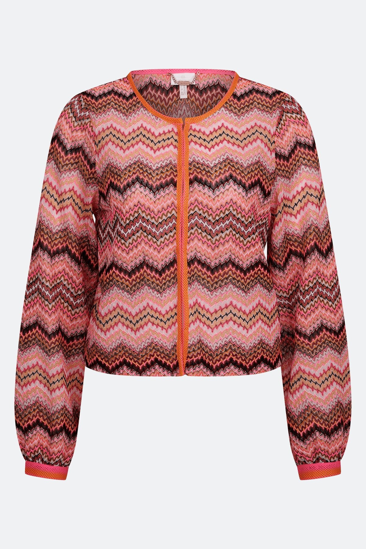 Light Jacket with Zigzag Pattern