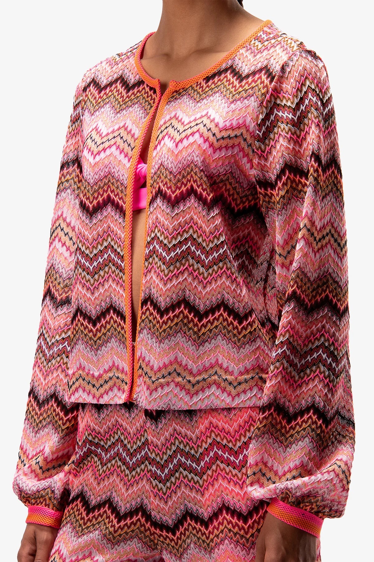 Light Jacket with Zigzag Pattern