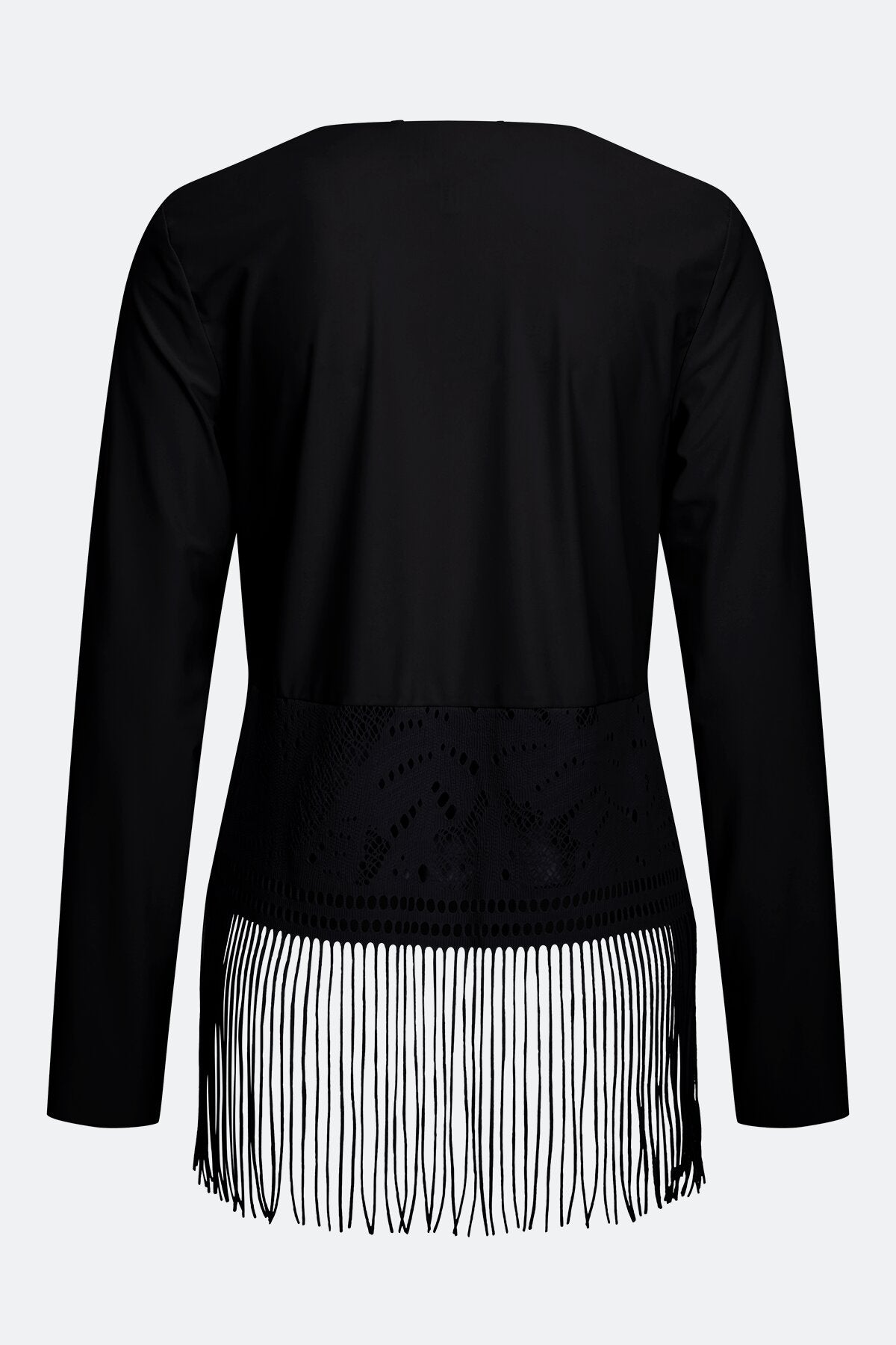 Jacket with Fringes