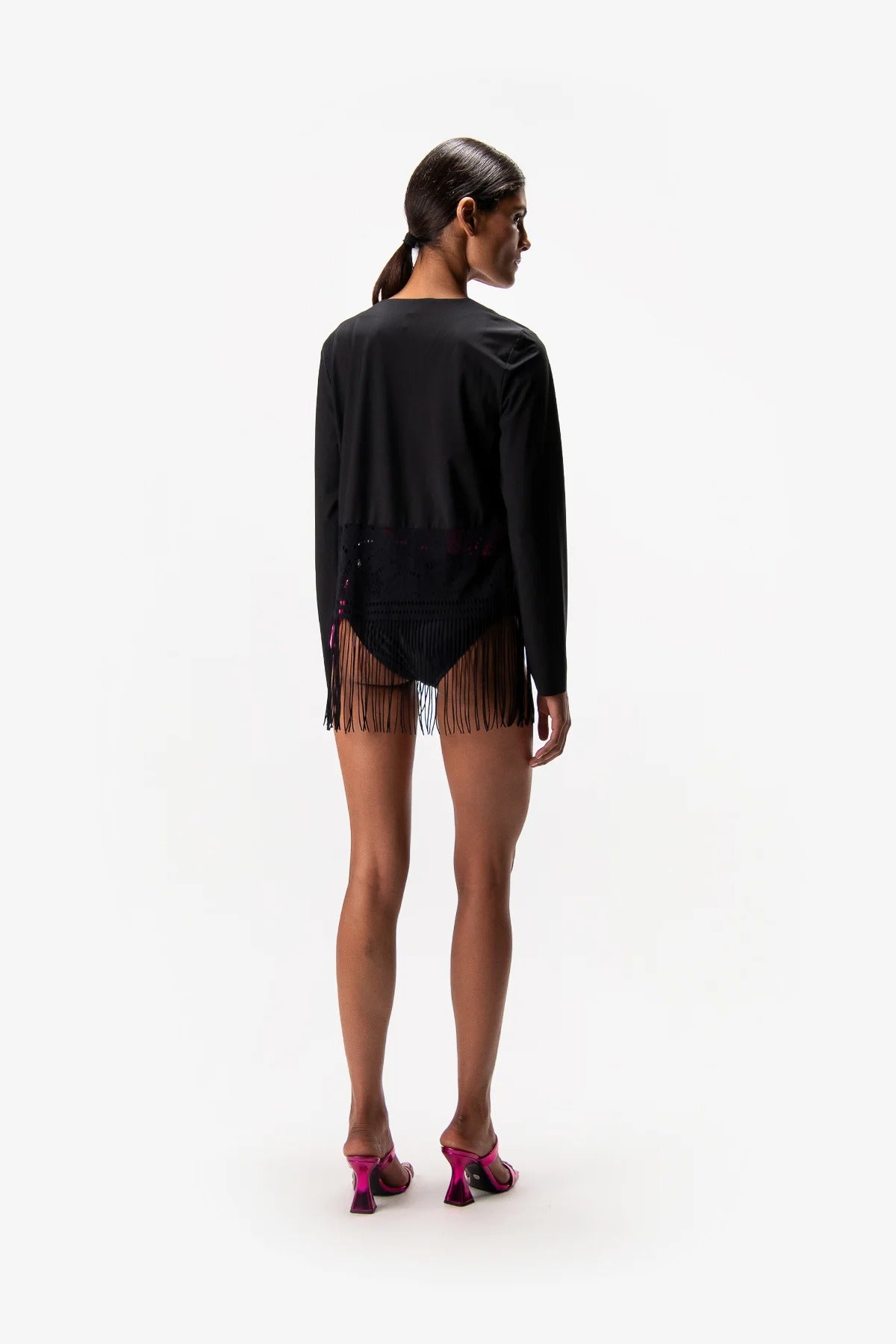Jacket with Fringes
