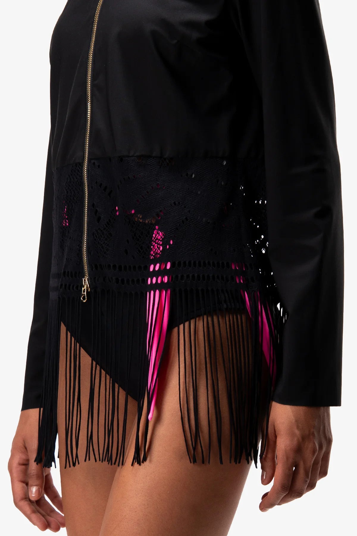 Jacket with Fringes
