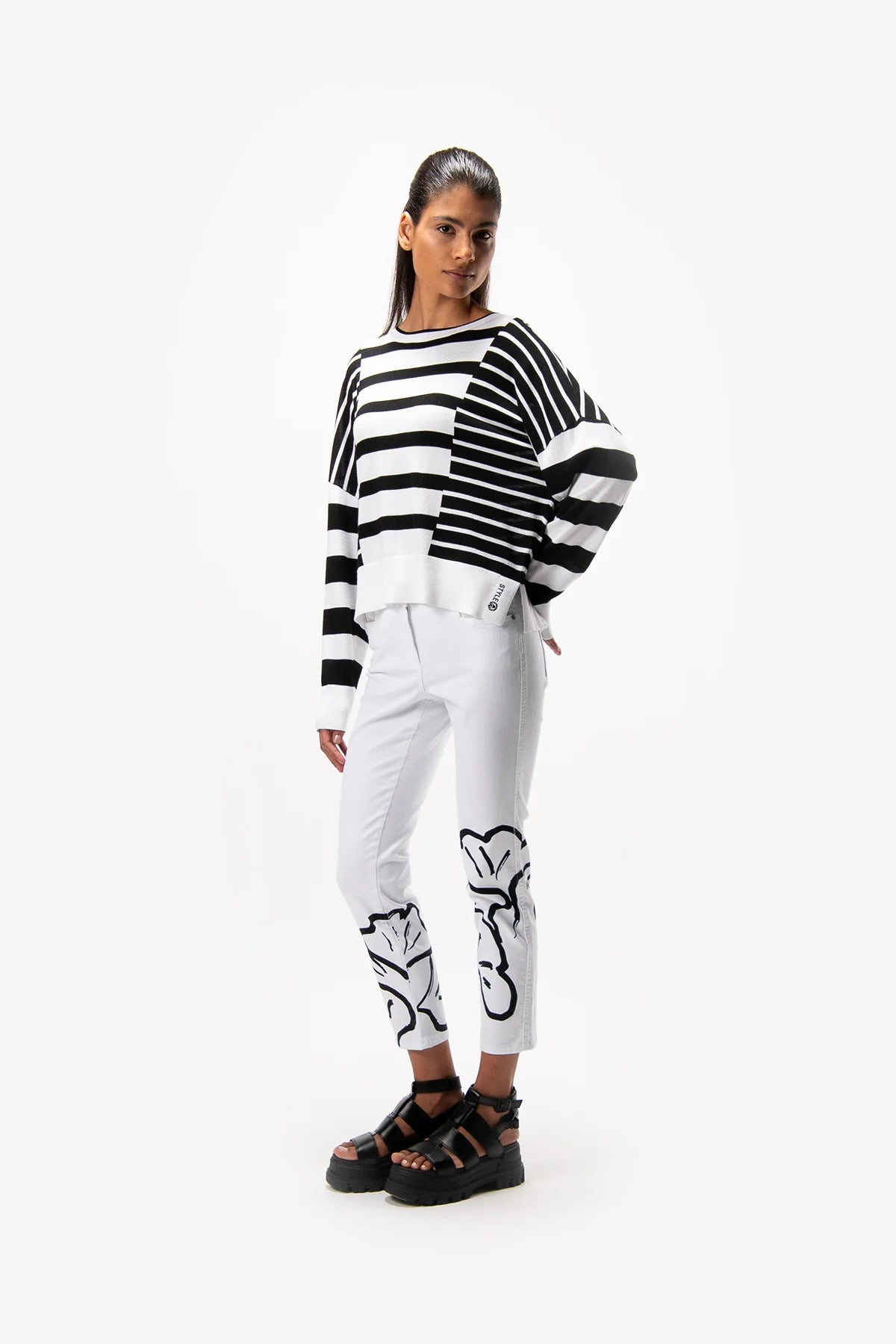 Pullover with Stripes
