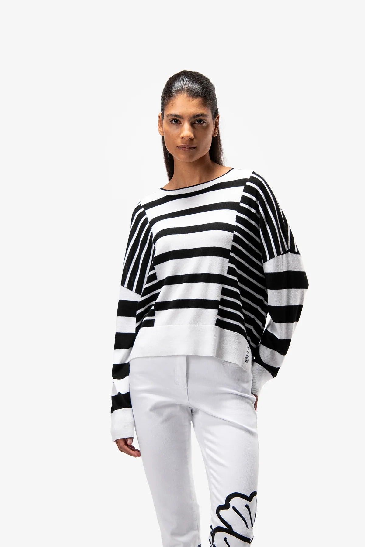 Pullover with Stripes