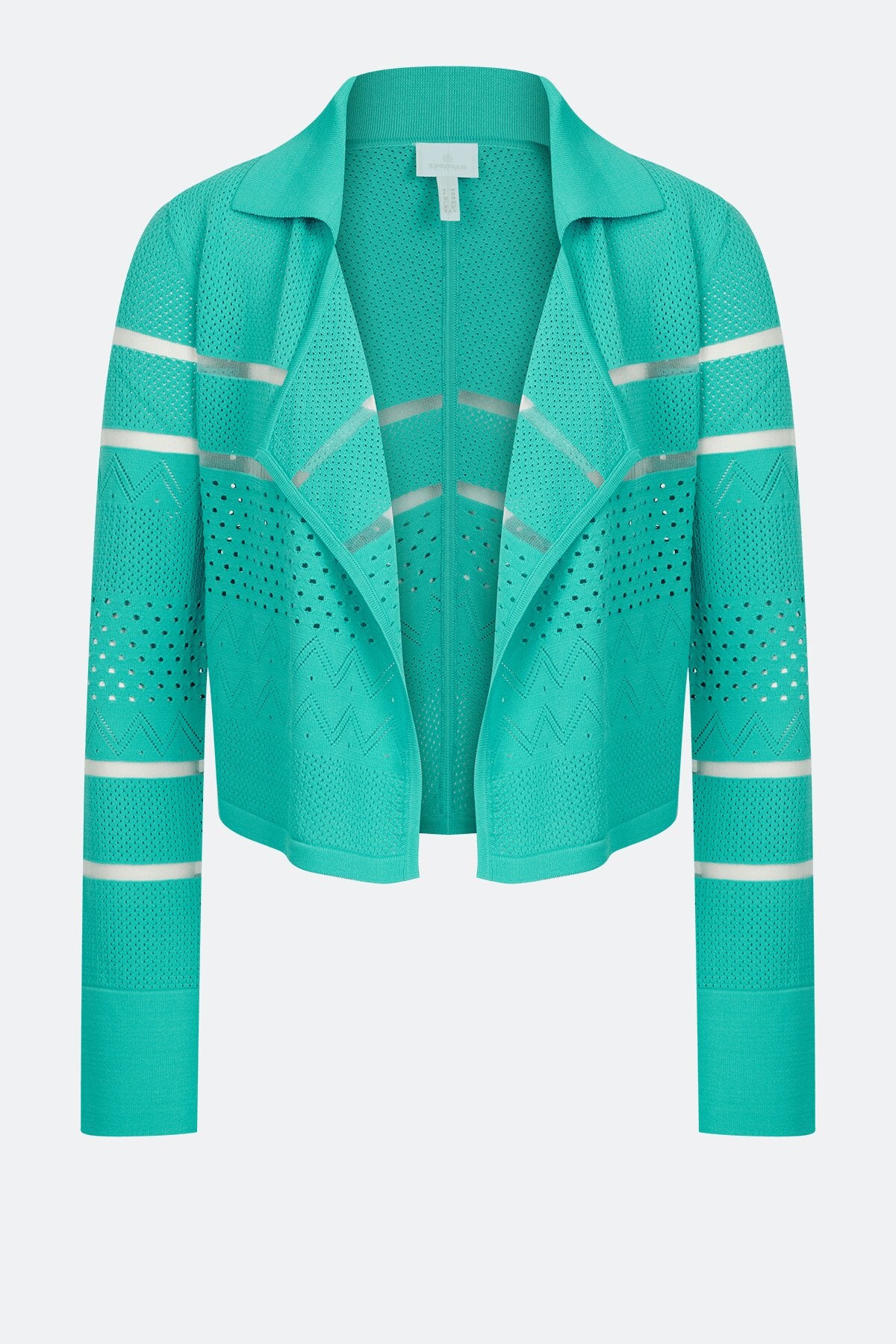Cardigan with Lace Pattern