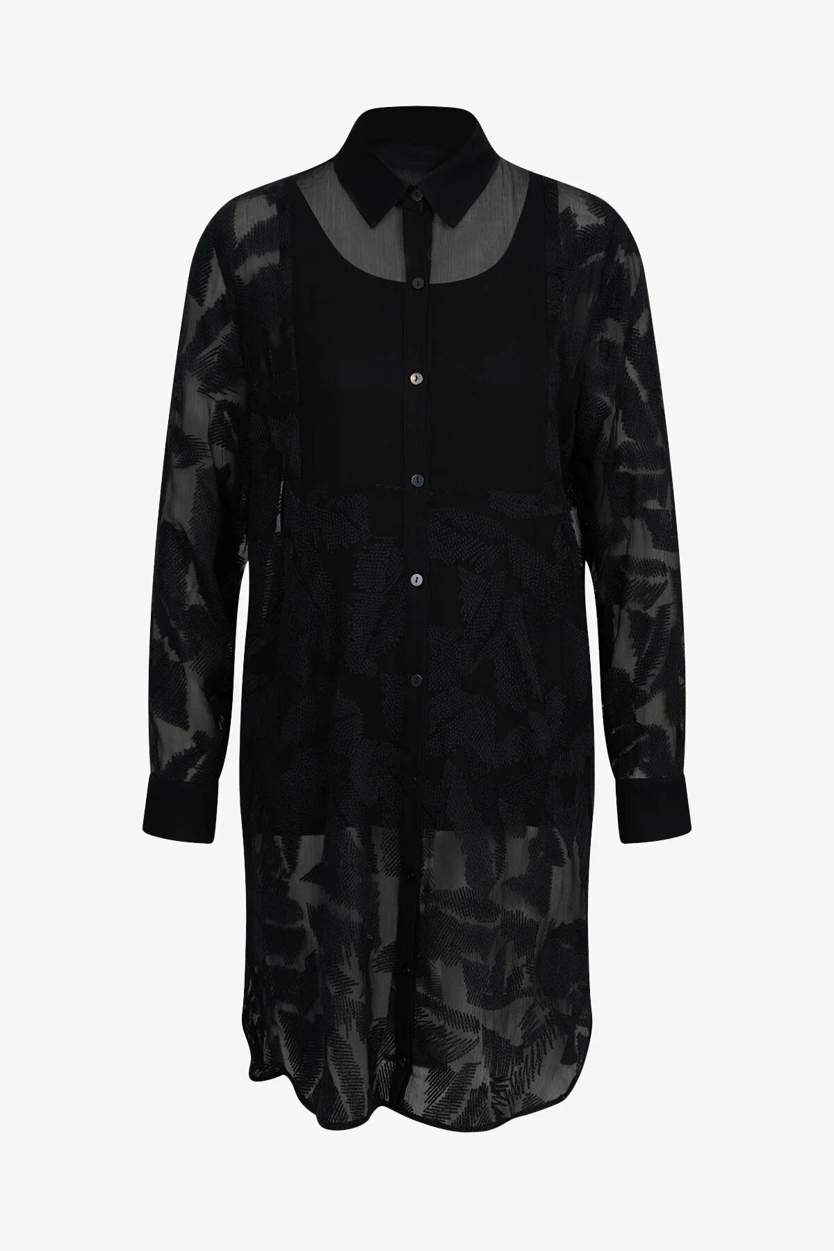 Embroidered Long Blouse