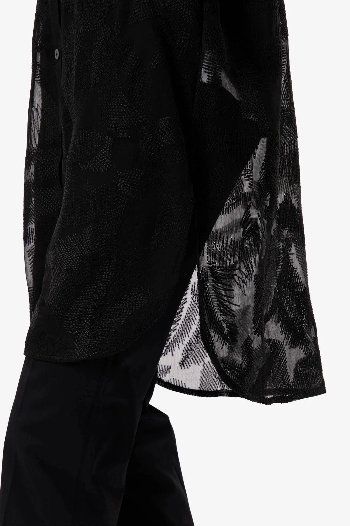 Embroidered Long Blouse