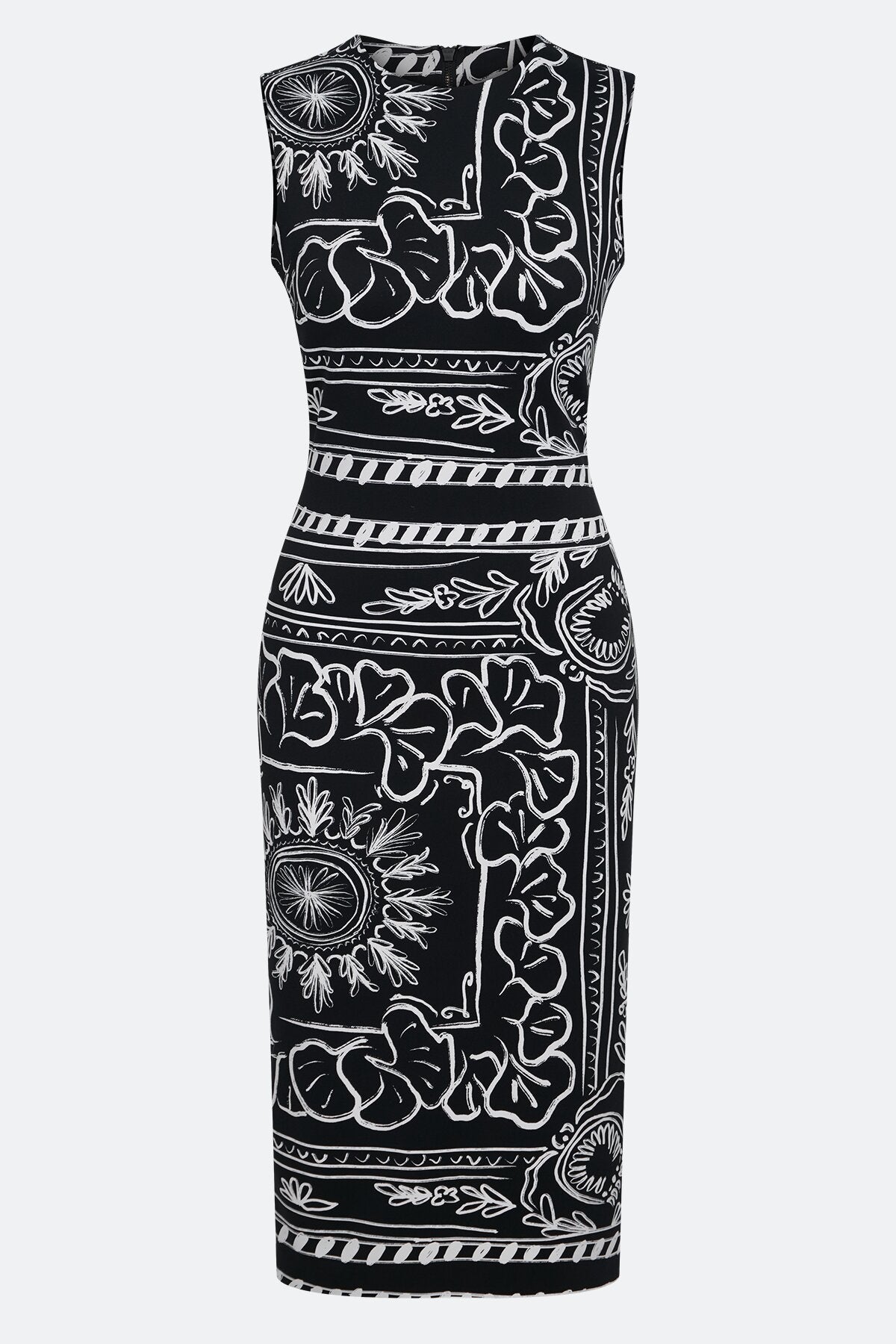 Patterned Shift Dress