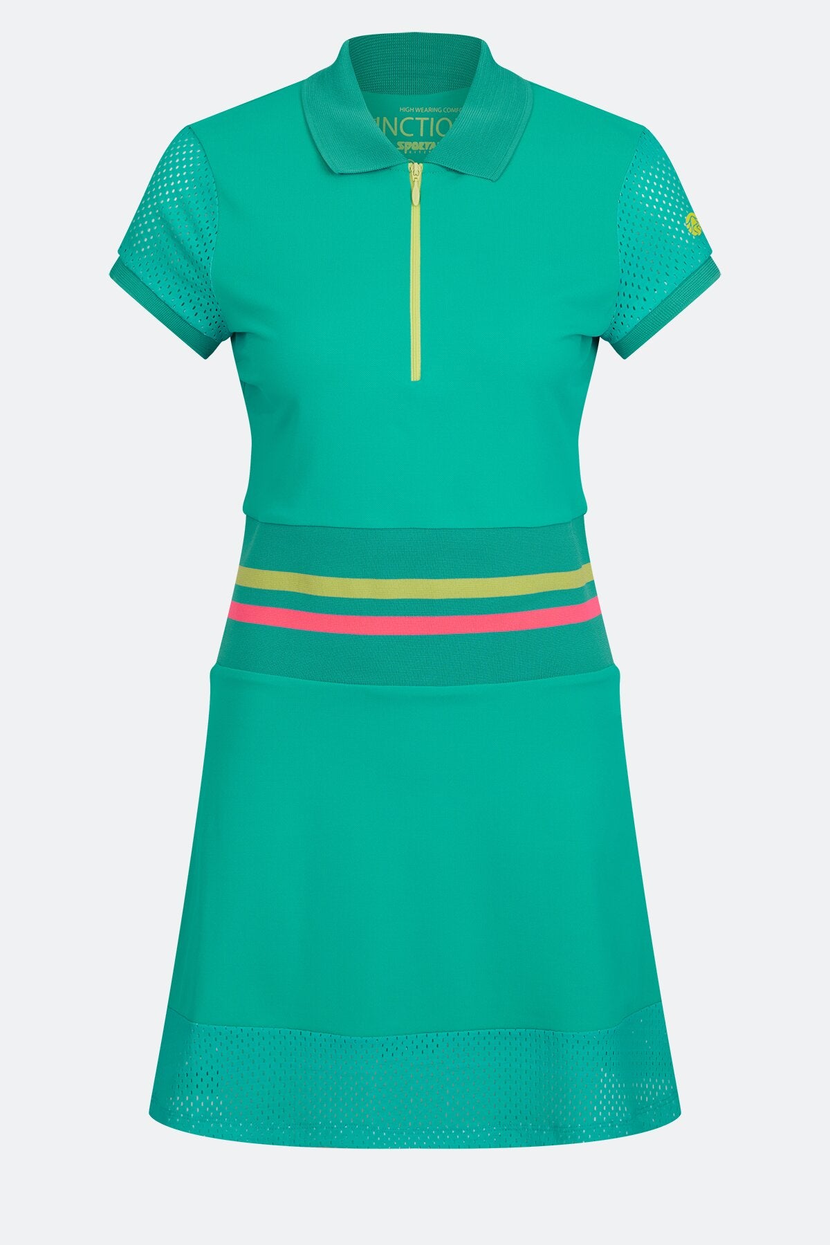 Golf Dress with Knitted Collar