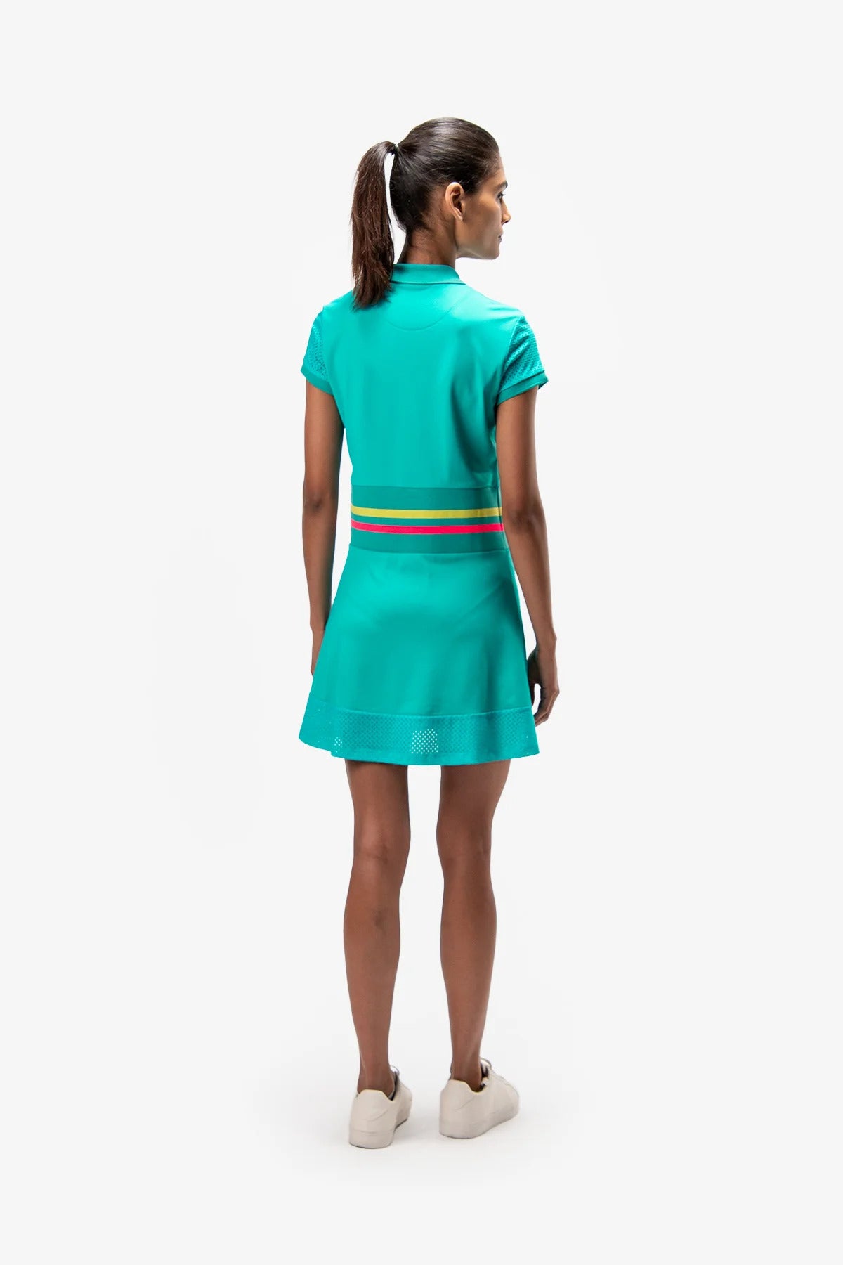 Golf Dress with Knitted Collar