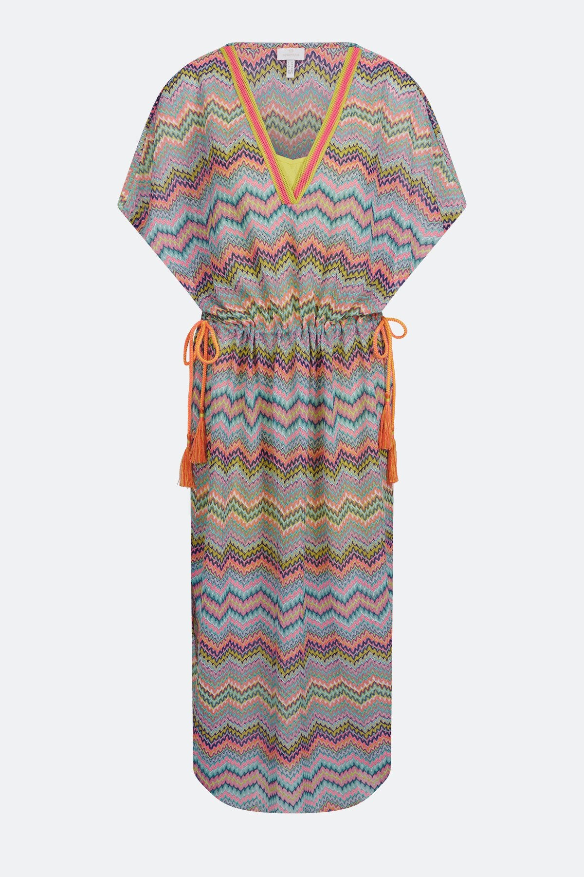 Dress with Zigzag Pattern