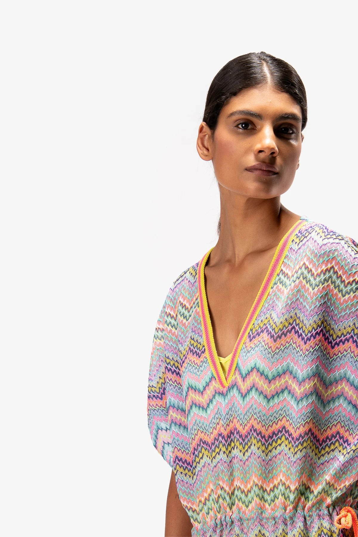 Dress with Zigzag Pattern
