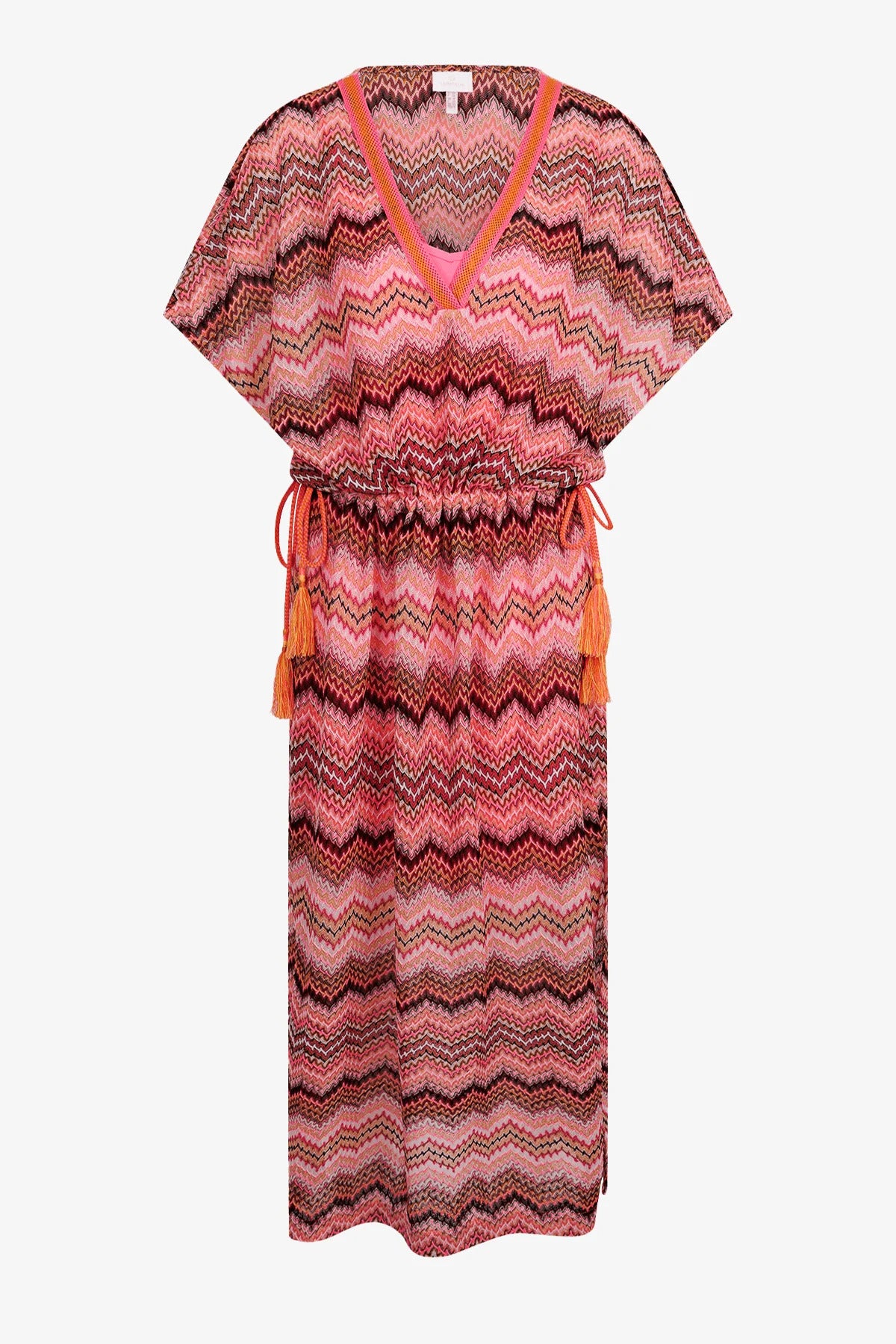 Dress with Zigzag Pattern
