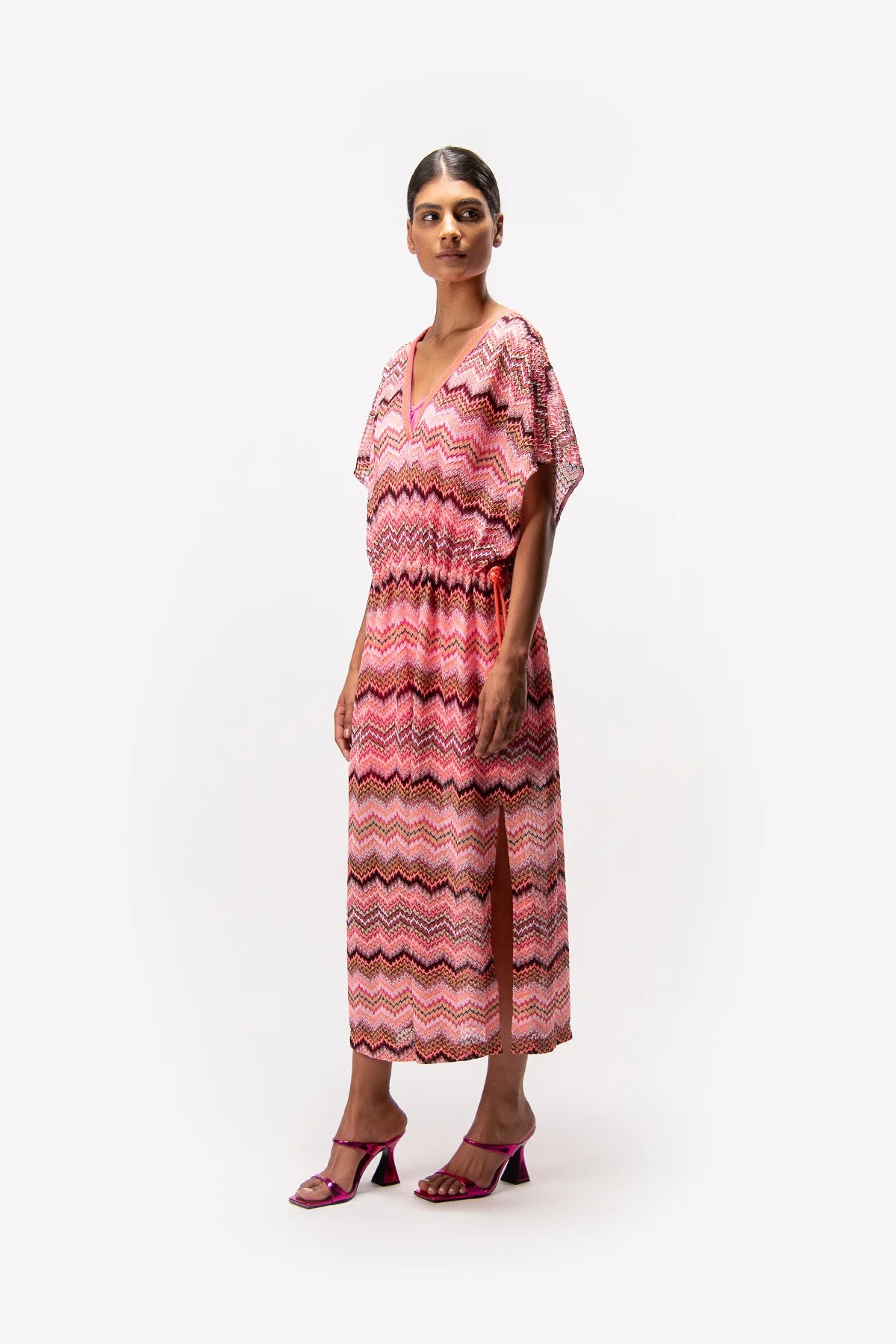 Dress with Zigzag Pattern