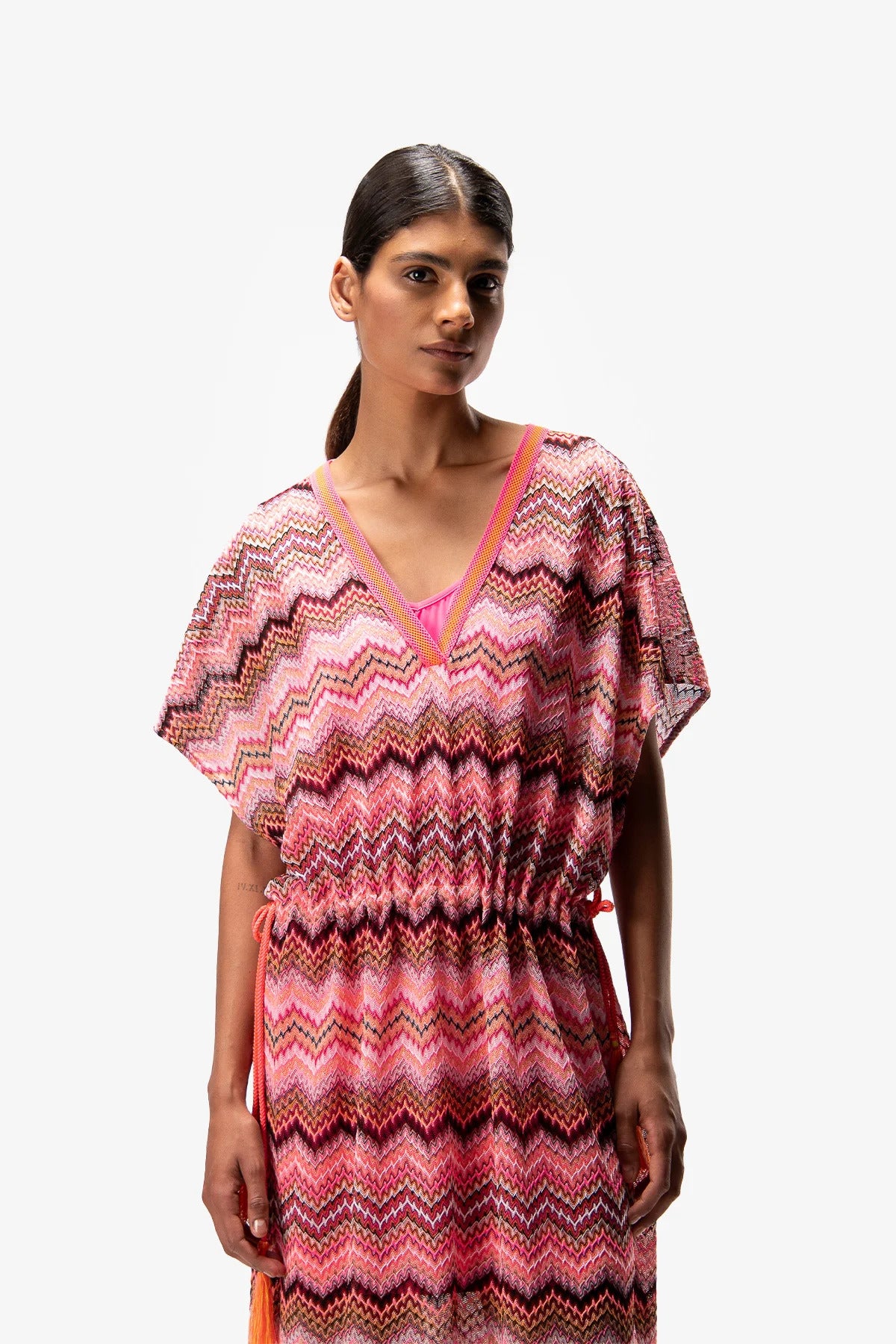 Dress with Zigzag Pattern