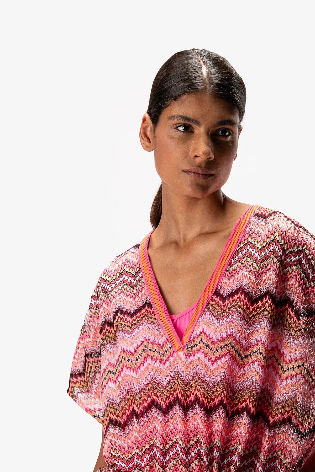 Dress with Zigzag Pattern