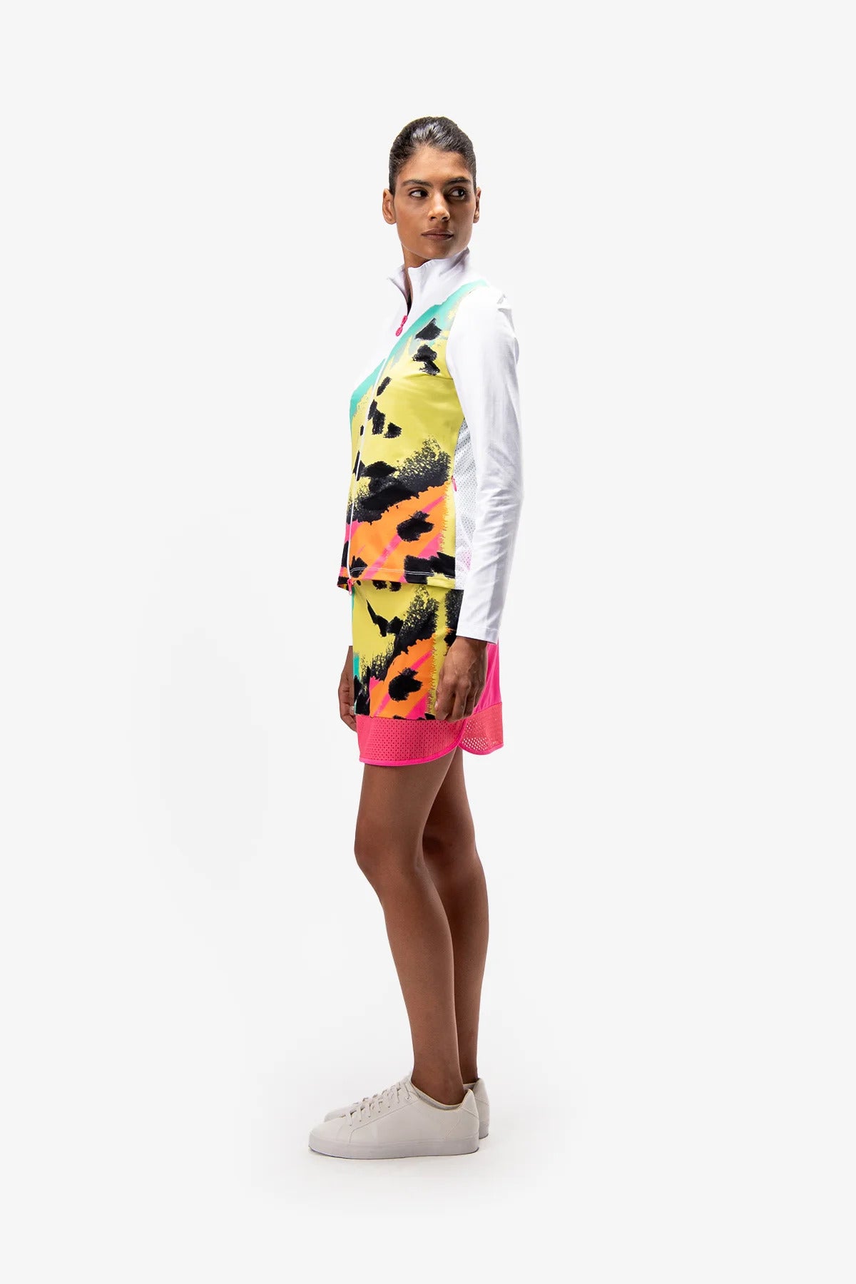 Printed Golf Skirt with Separate Trousers