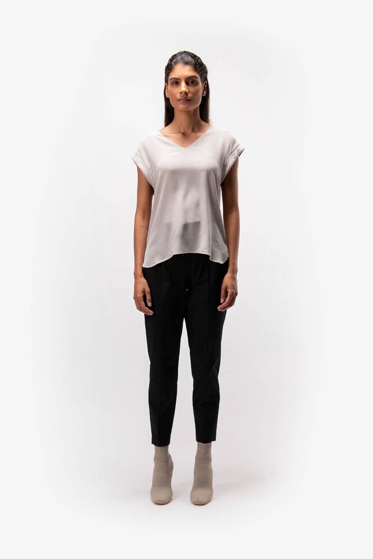 Trousers with High Waistband