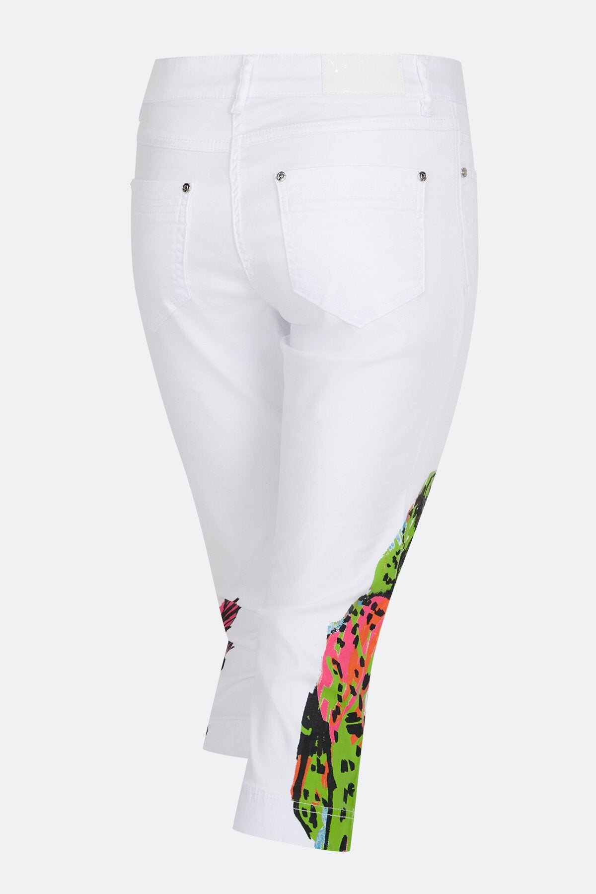 Capri-Jeans with Printing