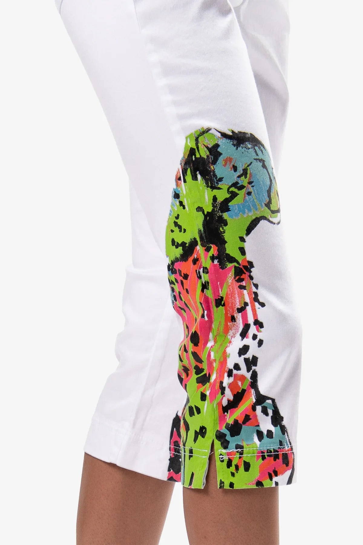 Capri-Jeans with Printing