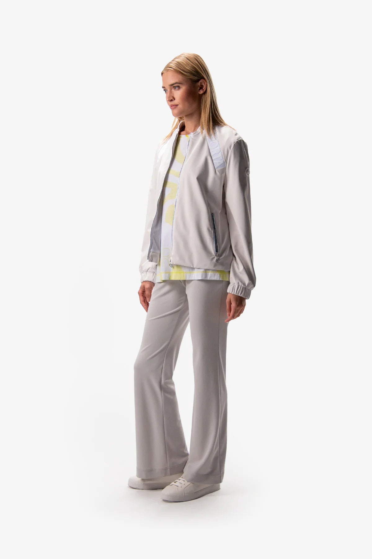 Short Jacket with Stand-up Collar