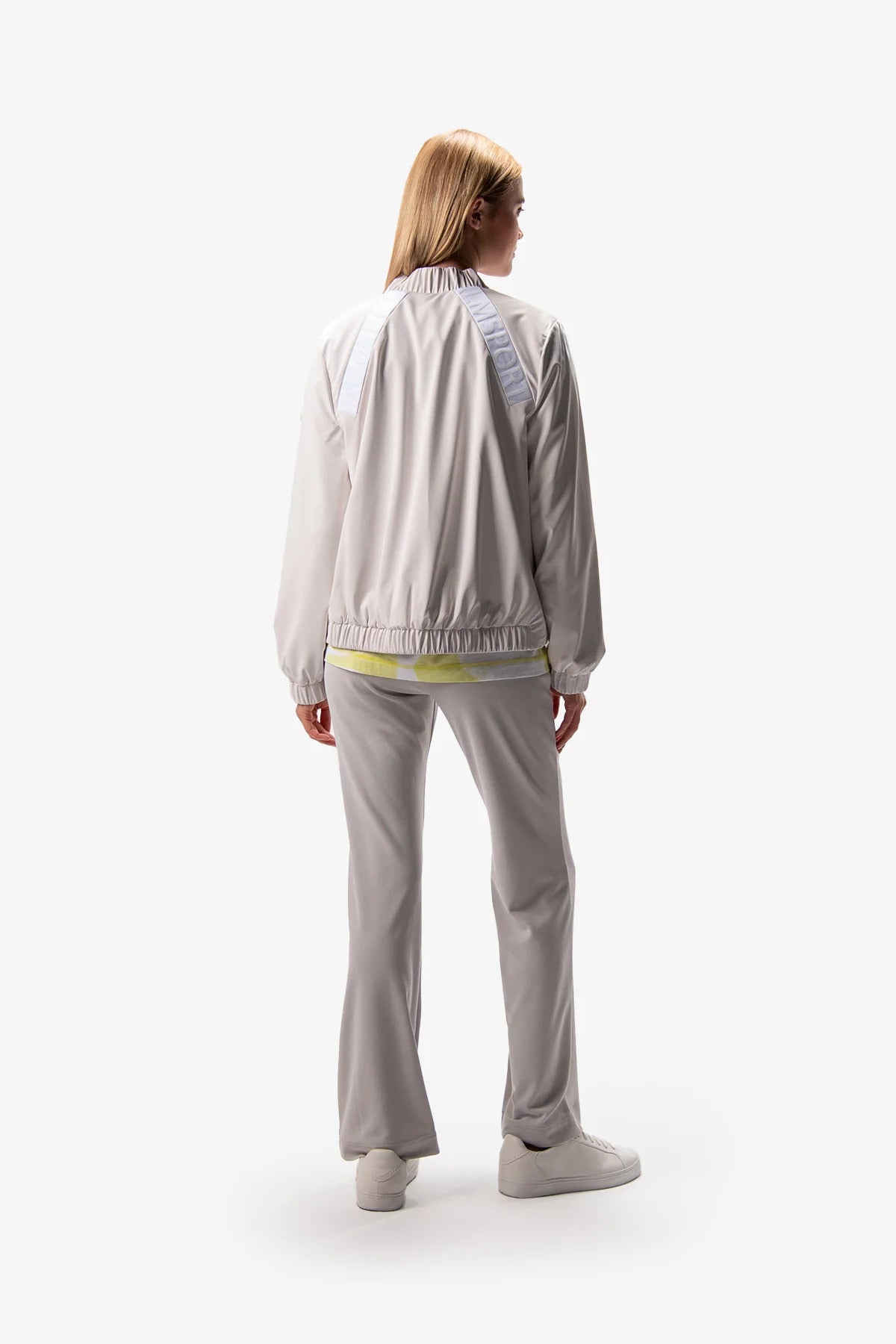 Short Jacket with Stand-up Collar