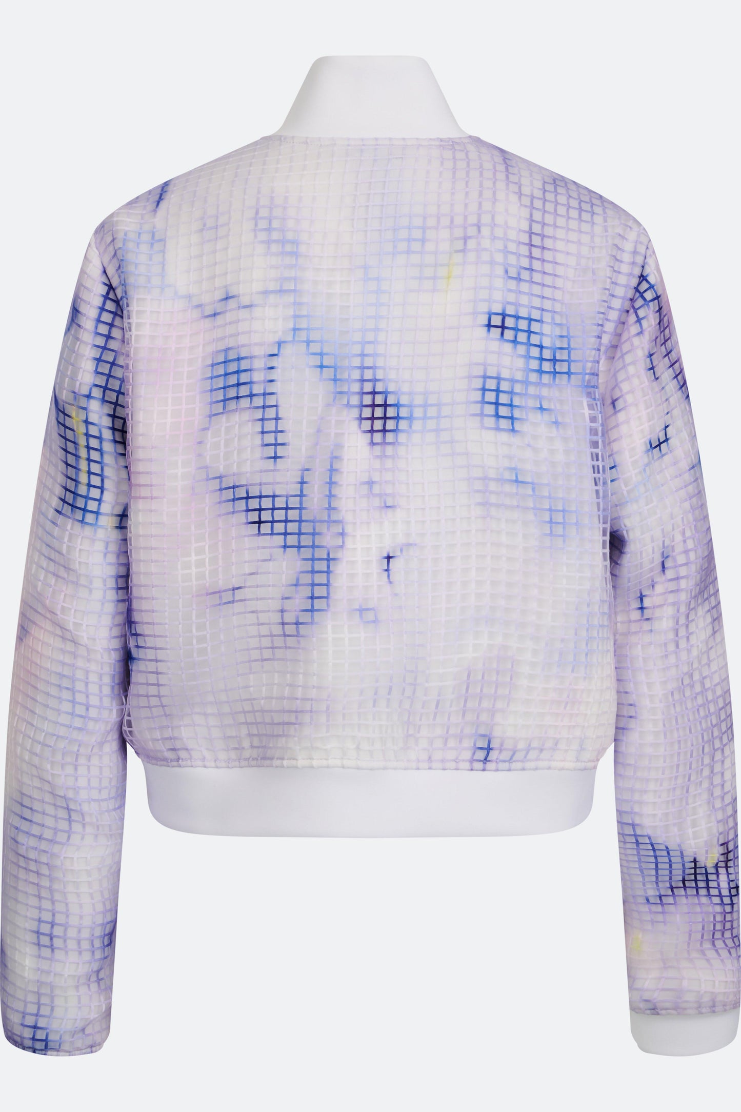 Printed Jacket with Stand-up Collar