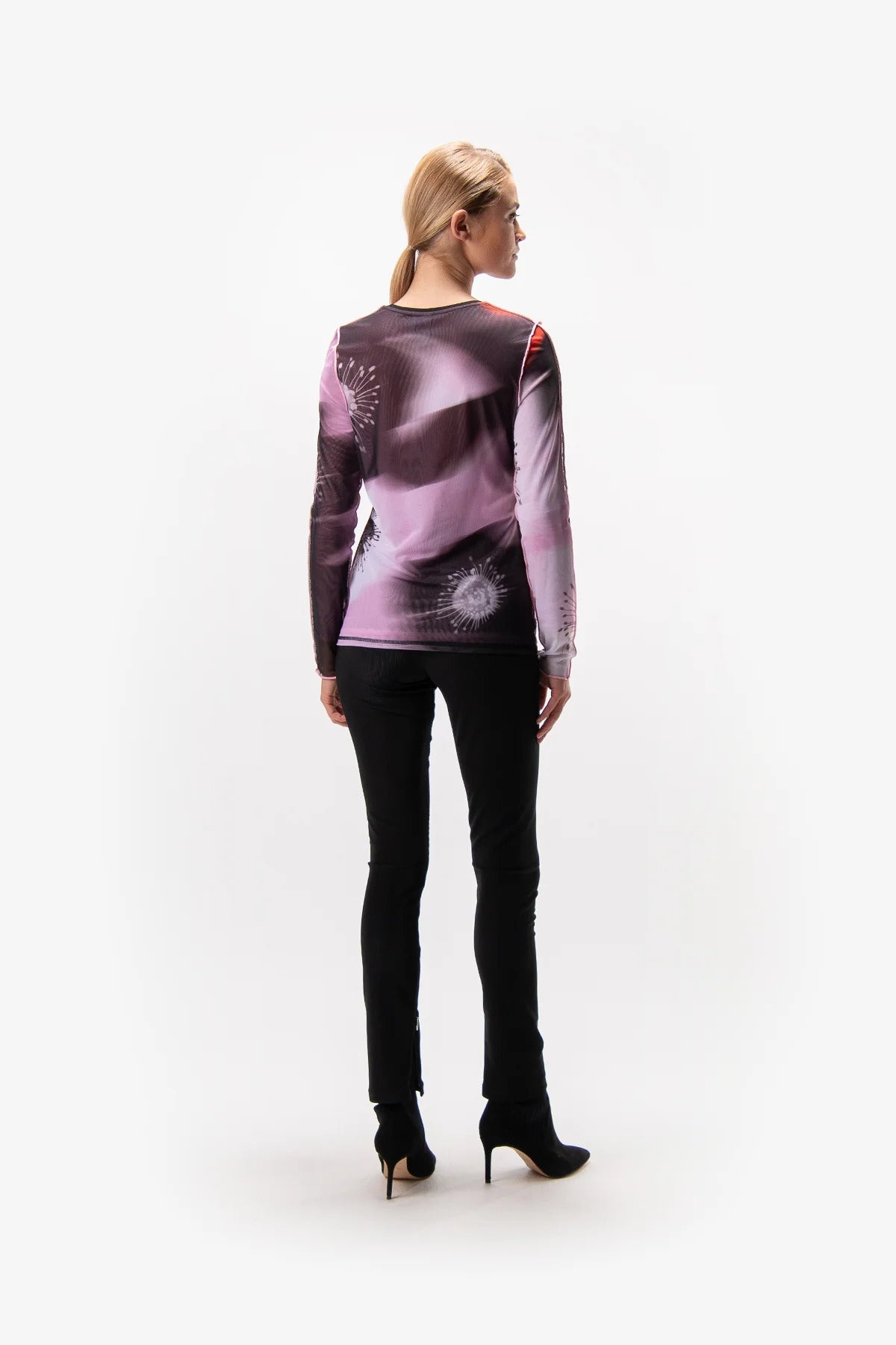 Printed T-shirt with Long Sleeves