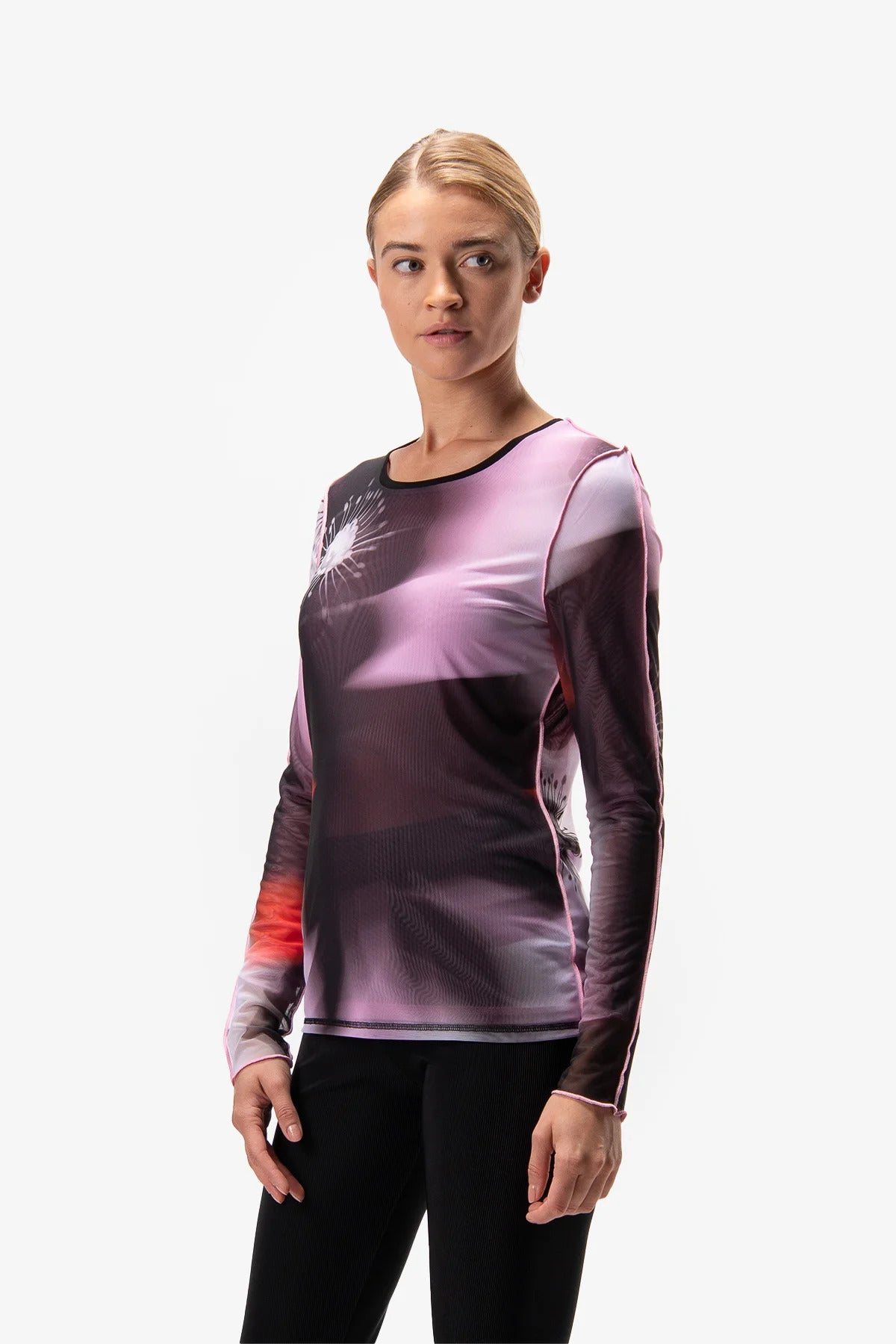 Printed T-shirt with Long Sleeves