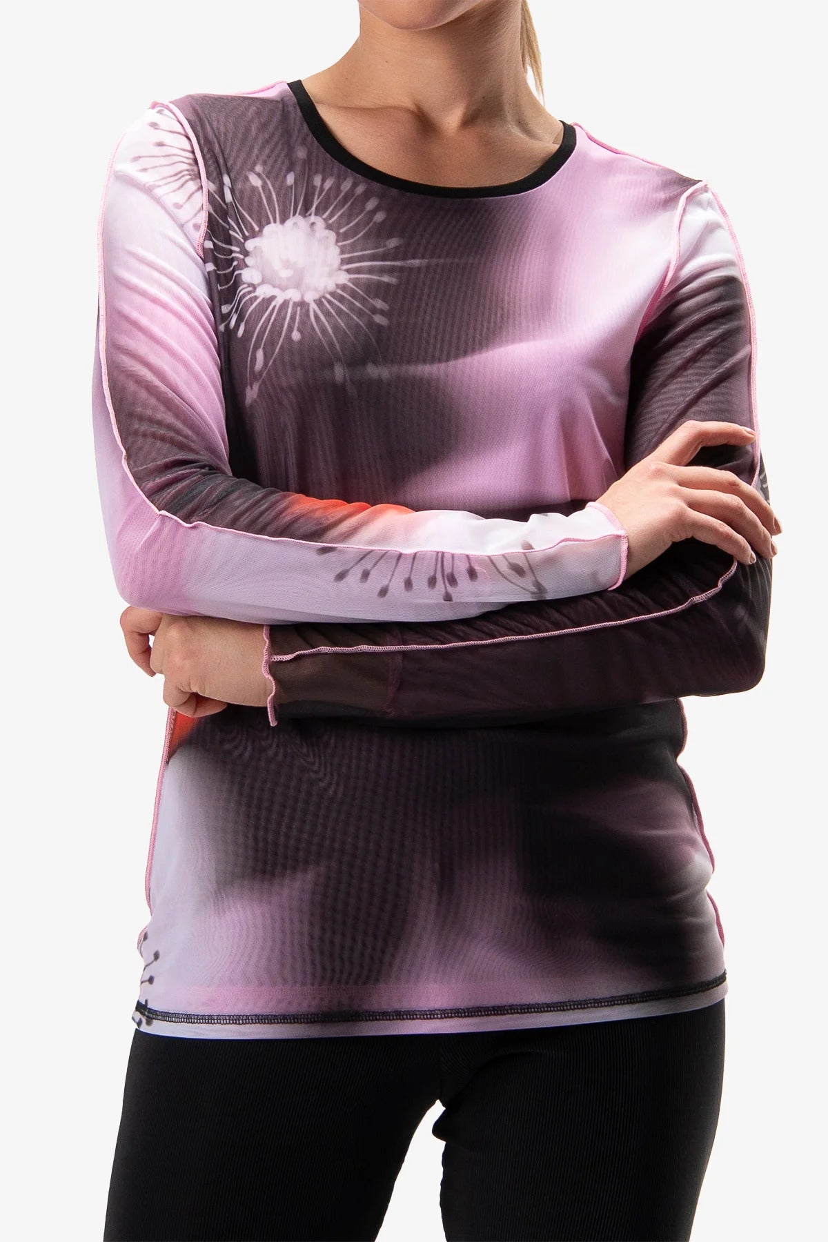 Printed T-shirt with Long Sleeves